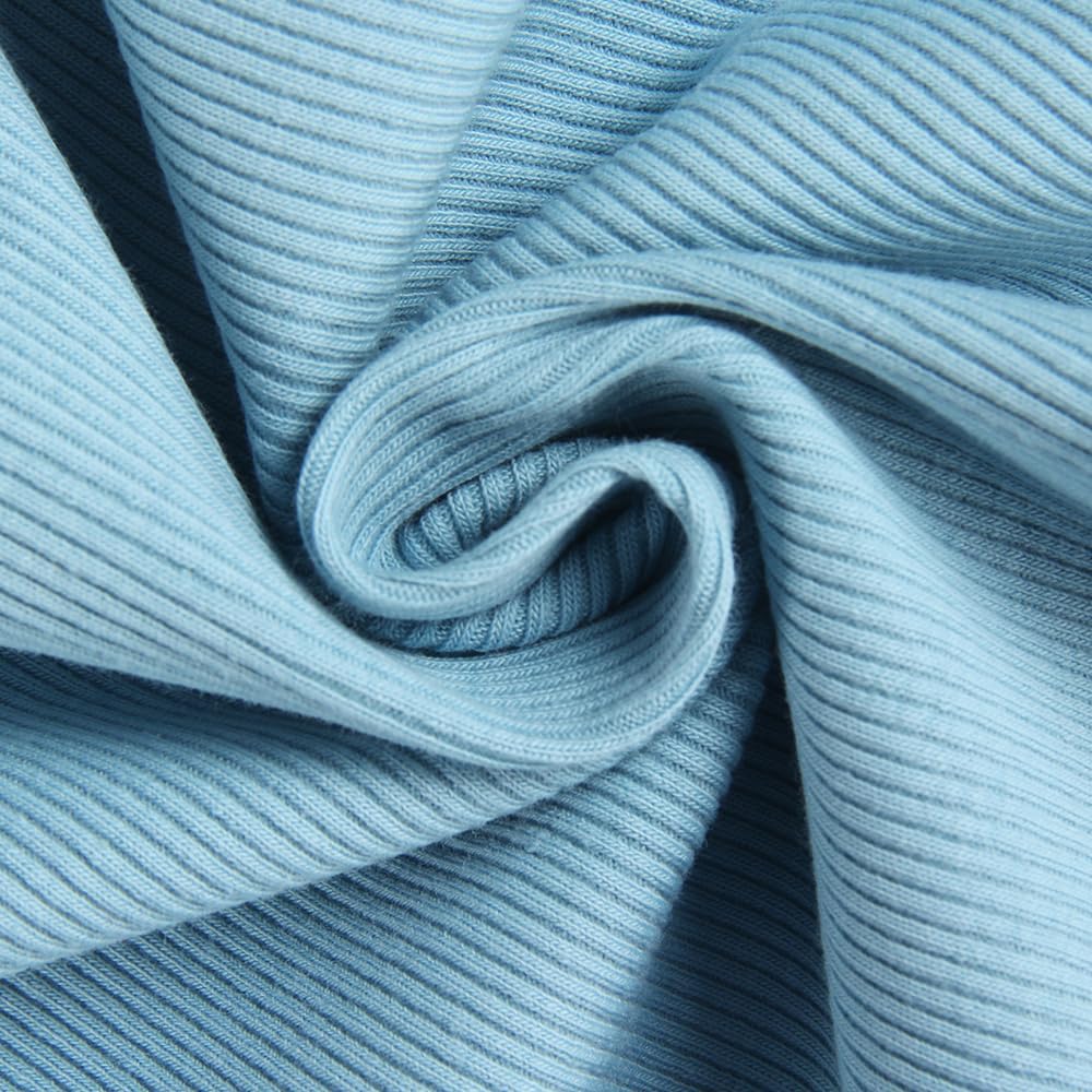 GEMBERA Womens Sleeveless Racerback High Neck Casual Basic Cotton Ribbed Fitted Tank Top