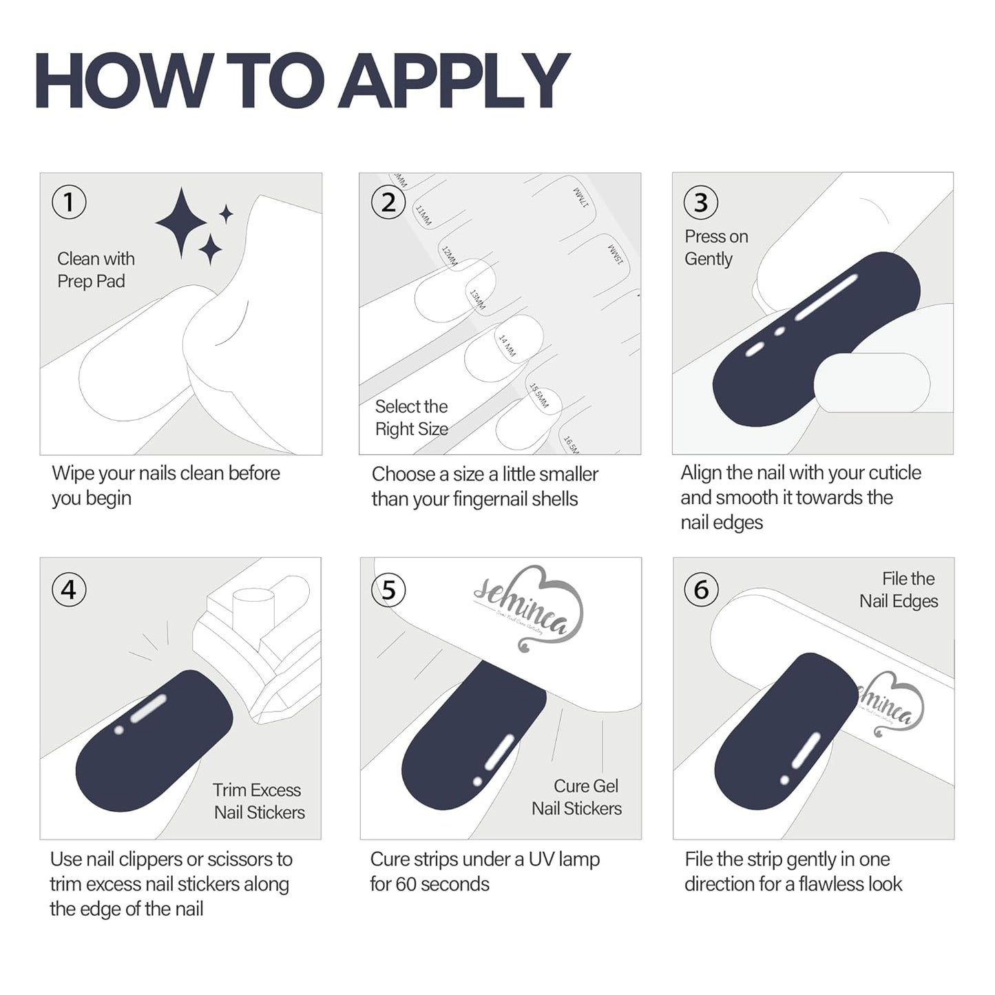 Semi Cured Gel Nail Strips-Salon Quality Semi-Cured Gel Press On Nails Stickers Quick DIY Nail Art Manicure Kits for Women at Home Works with Any UV/LED Lamps(Dress Up)