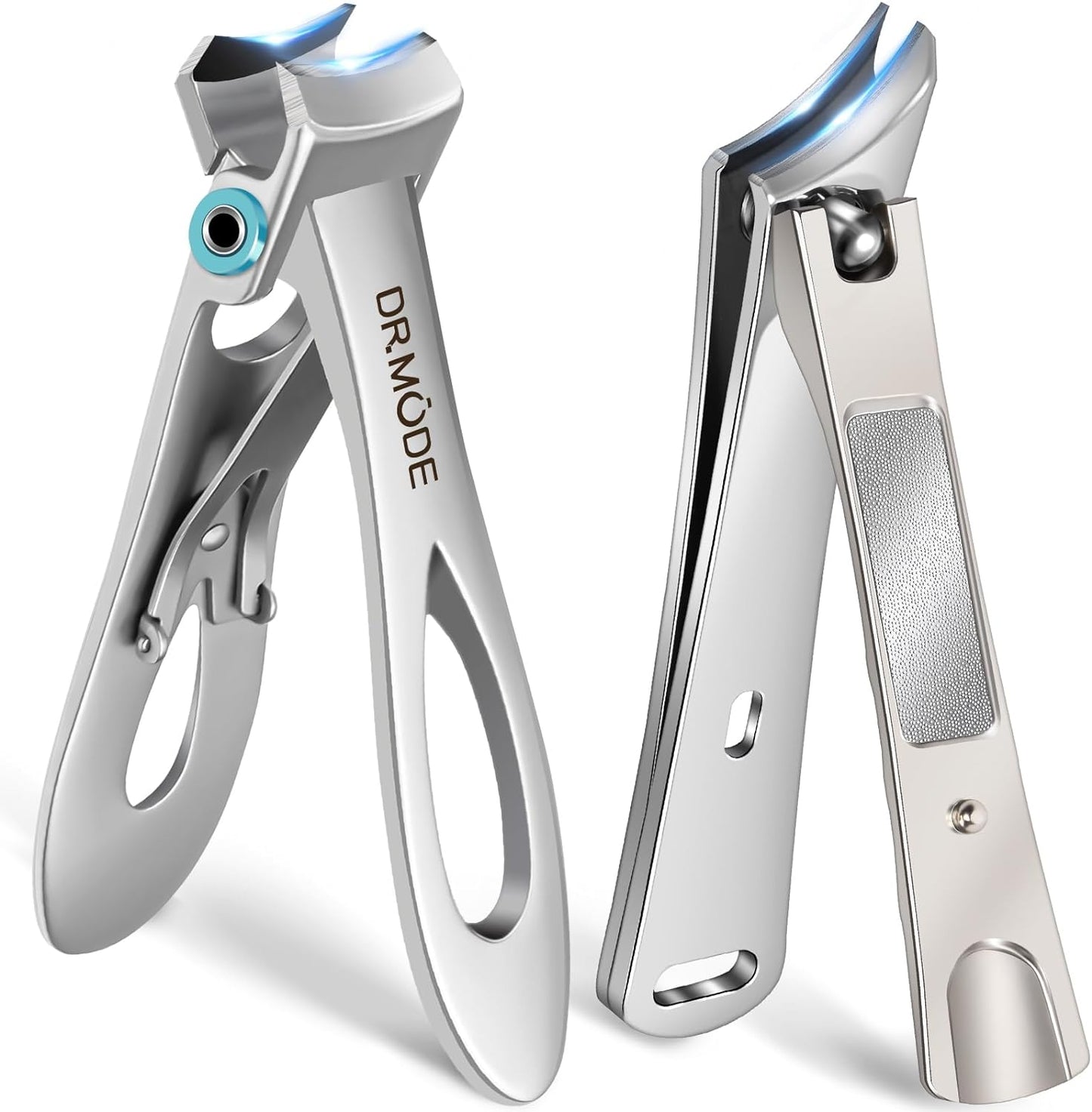 Heavy Duty Slanted Nail Clippers for Thick Nails - Wide Opening, Ultra Sharp Ingrown Toenail Clippers for Seniors