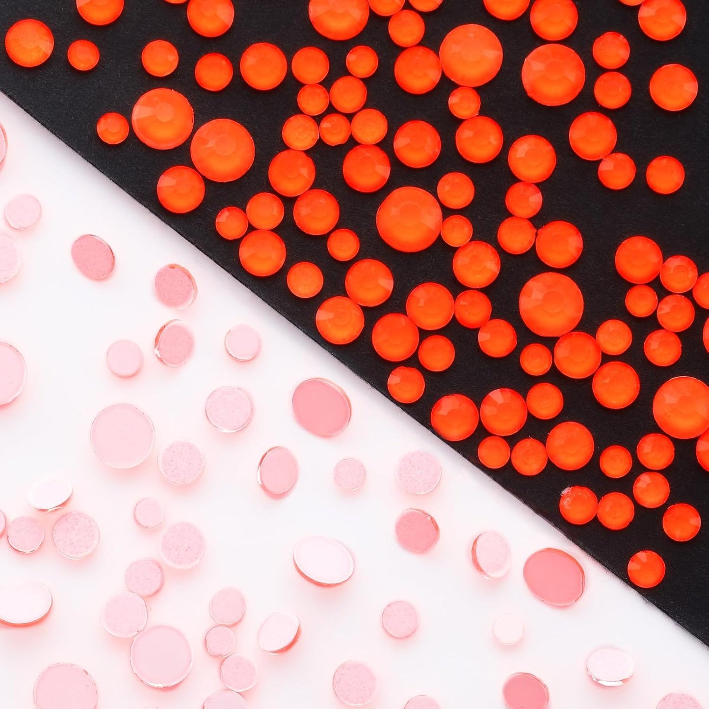 Neon Hyacinth Flatback Rhinestones, Glass Rhinestones for Nail Art and Craft, Glue Fix, Loose Crystal Gemstones(Neon Hyacinth, SS10, 1440pcs, 2.7-2.8mm)