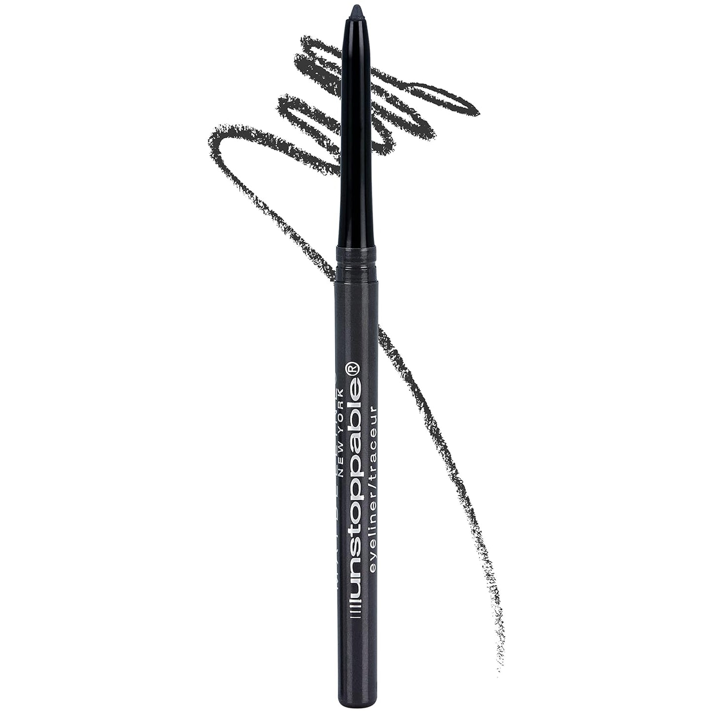 MAYBELLINE NEW YORK Unstoppable Eyeliner Carded, Pewter, 0.01 Ounce