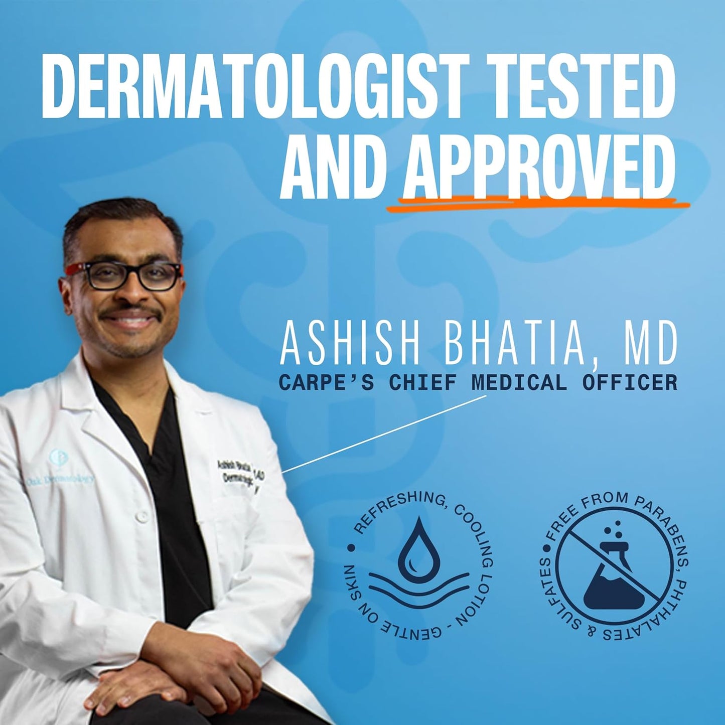 Carpe Sweat Absorbing Foot Lotion 3 Tubes WITH FREE APPLICATOR, A dermatologist-recommended solution to stop sweaty, smelly feet, Helps prevent blisters, Great for hyperhidrosis