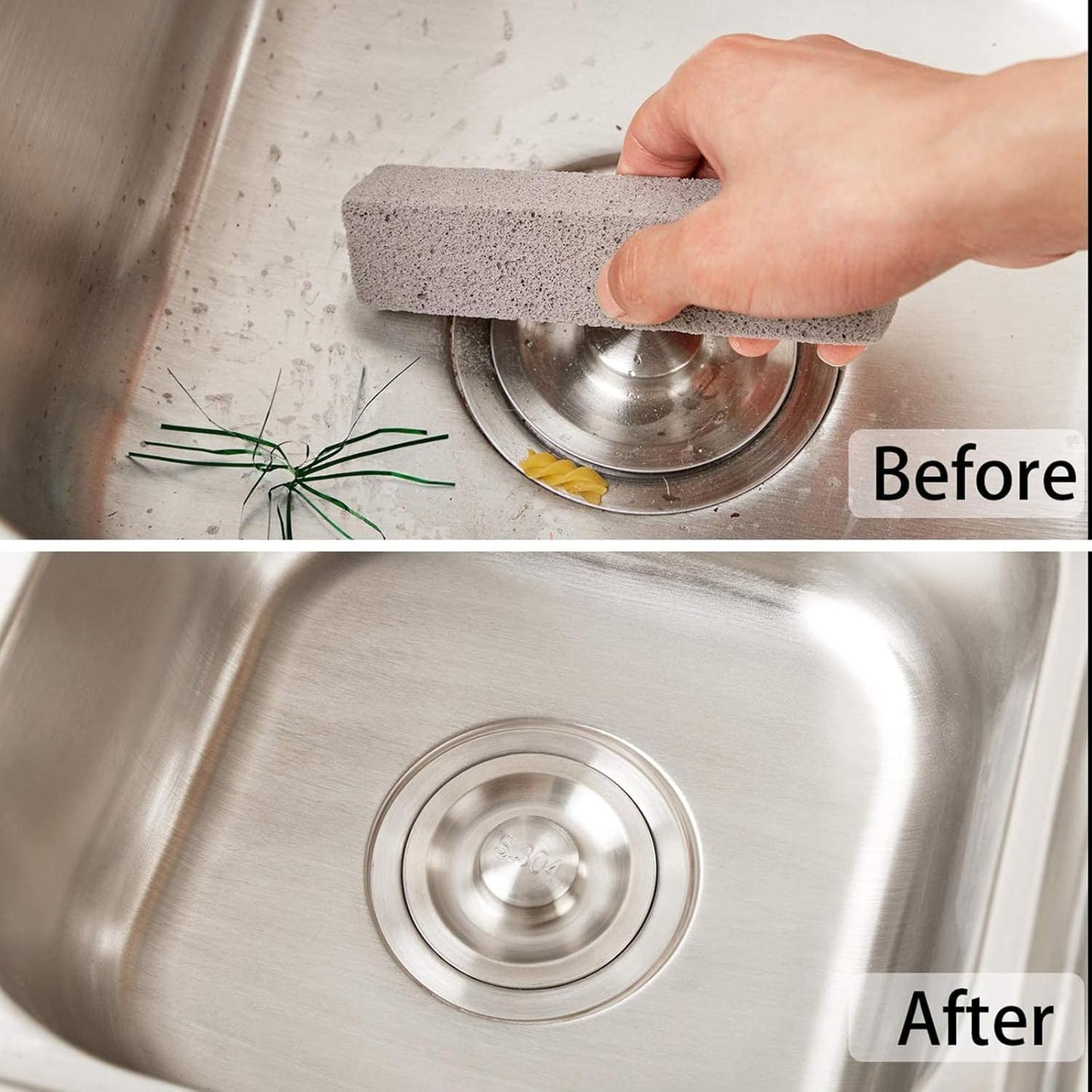 Chinco 20 Packs Pumice Stone for Cleaning, Scouring Pad Removing Stain Grime Without Leaving Scratches for Kitchen Oven Stove Home Bathroom Toilet Pool House Cleaning Supplies