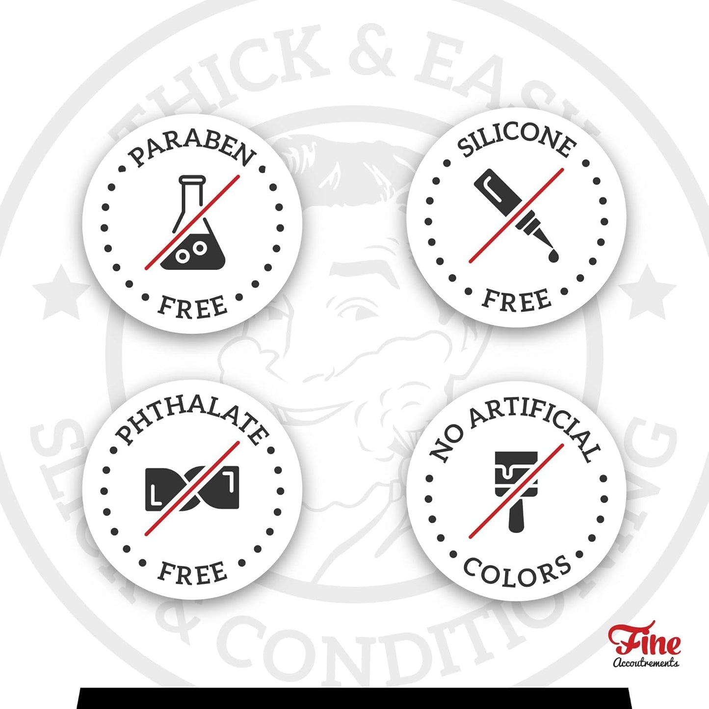 Mr. Fine 21C Men’s Shaving Soap, Builds Thick & Easy Lather, Protects From Razor Burn & Irritation, No Artificial Colors, Made In Italy, 5oz. (150ml), American Blend