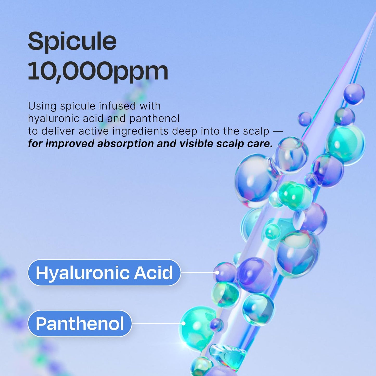 Hair Boosting Scalp Serum – Hair Growth Roll-on Scalp Tonic with Rosemary, Salicylic Acid, Spicules, Hyaluronic Acid & Panthenol – For Healthy Scalp & Fuller Hair – 0.5 fl oz