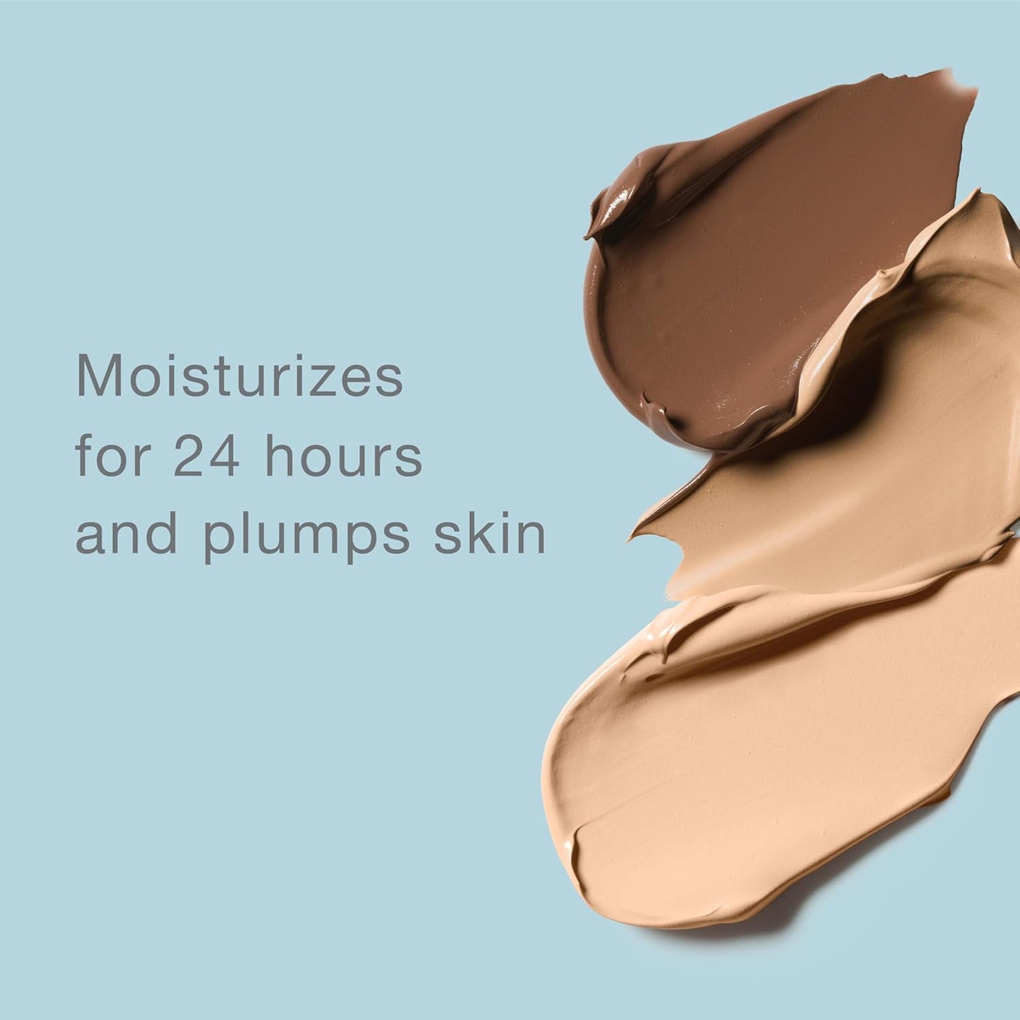 Neutrogena Hydro Boost Hydrating Tint Foundation Makeup for Dry Skin, with Hyaluronic Acid, Lightweight Oil-Free Water Gel, Non-Comedogenic, 105 Caramel Color 1.0 fl. oz