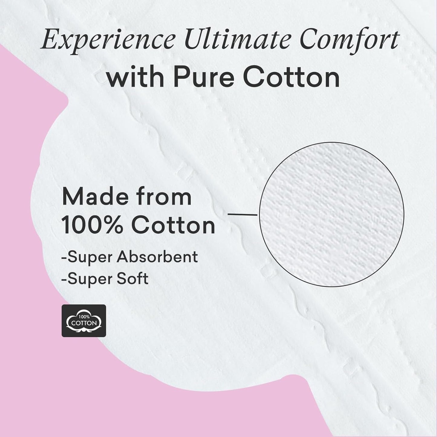 Teens Maxi Period Pads with Wings for Tweens, Organic Cotton Sanitary Pads for Teens Girls 9-14, Teen Large, 15 CT