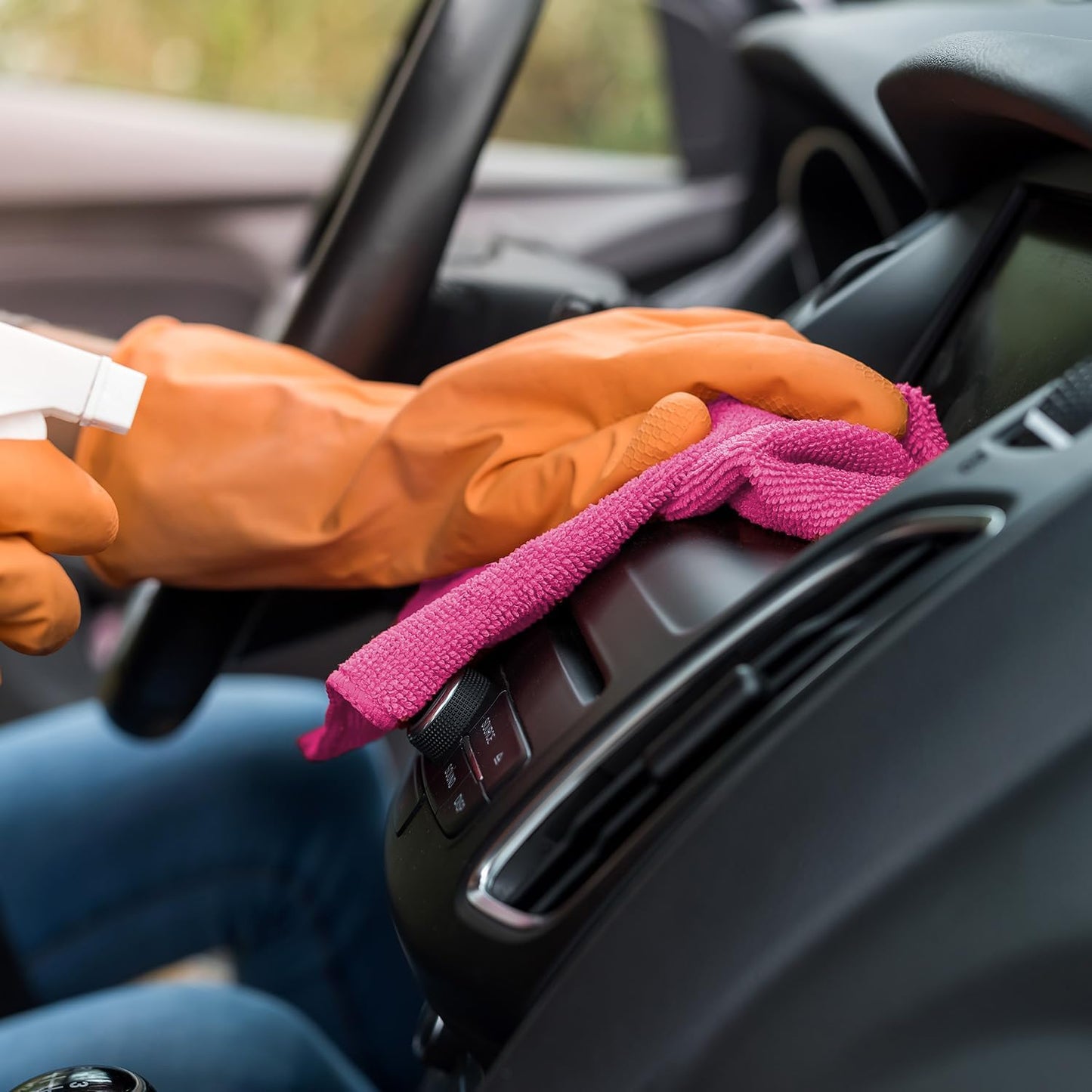 Arkwright Microfiber Gym Towel - Pack of 12 - Super Soft, Quick Dry Workout Sweat Towels, 300 GSM Lightweight & Absorbent for Sports, Working Out, Yoga, and Spa, 16 x 27 in, Green