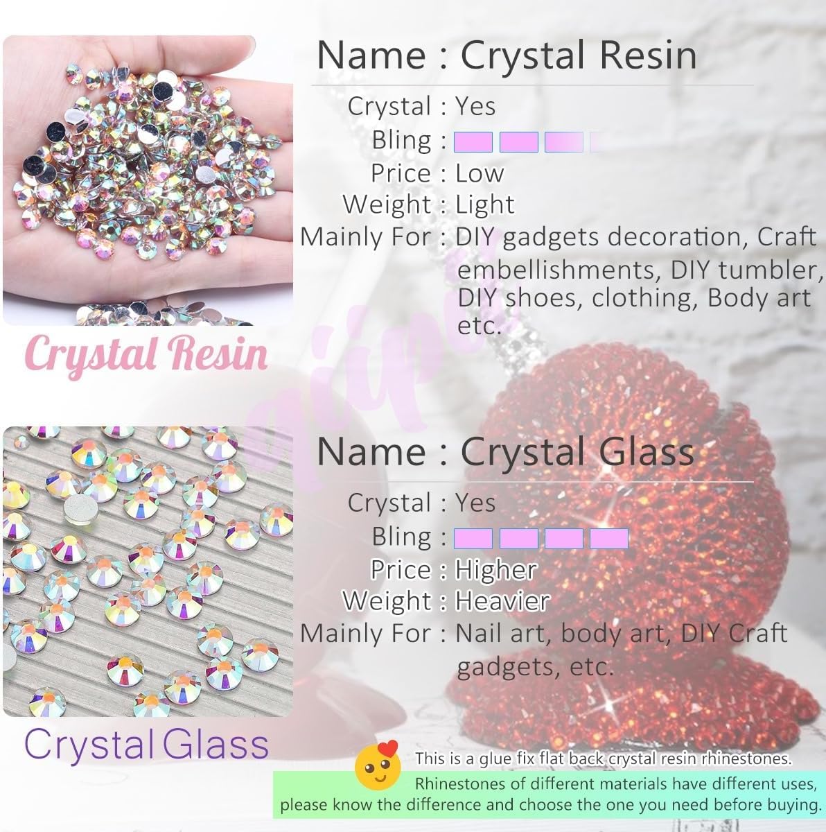 16000PCS Orange Yellow Crystal Resin Rhinestones for Crafting 3mm 4mm 5mm Flatback Stones Diamonds Crystals Gems Charms for Nails Face Eyes Makeup Body Tumblers Bottles DIY Crafts Clothes Shoes