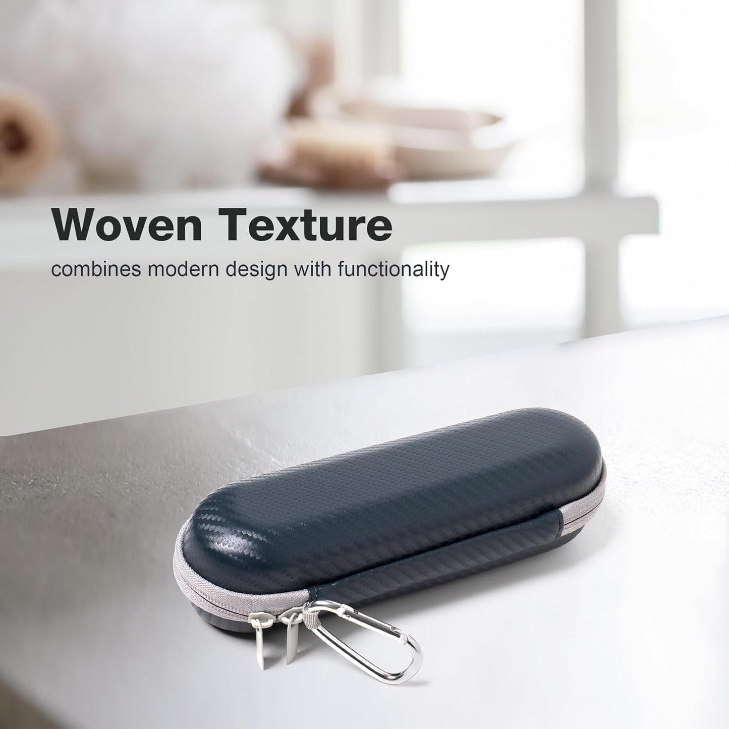 Nincha Hard Shell Electric Toothbrush Case - for Oral-B iO/Pro/Smart Series, Philips Sonicare Electric Toothbrush, Bigger Size Travel Case Fits all Powered Toothbrushes and Accessories Grey