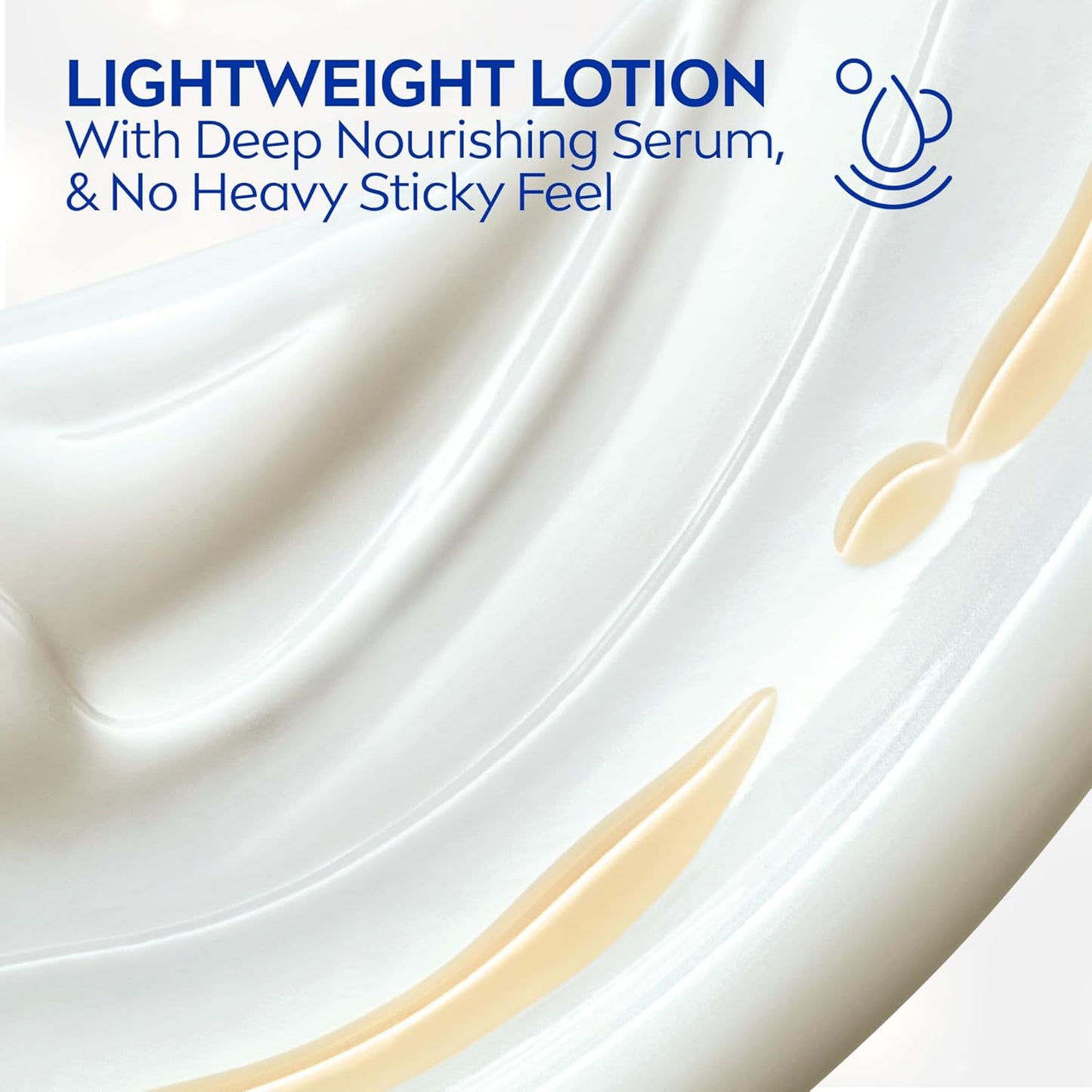 NIVEA Smooth Daily Moisture Body Lotion, Shea Butter 16.9 oz (Pack of 2)