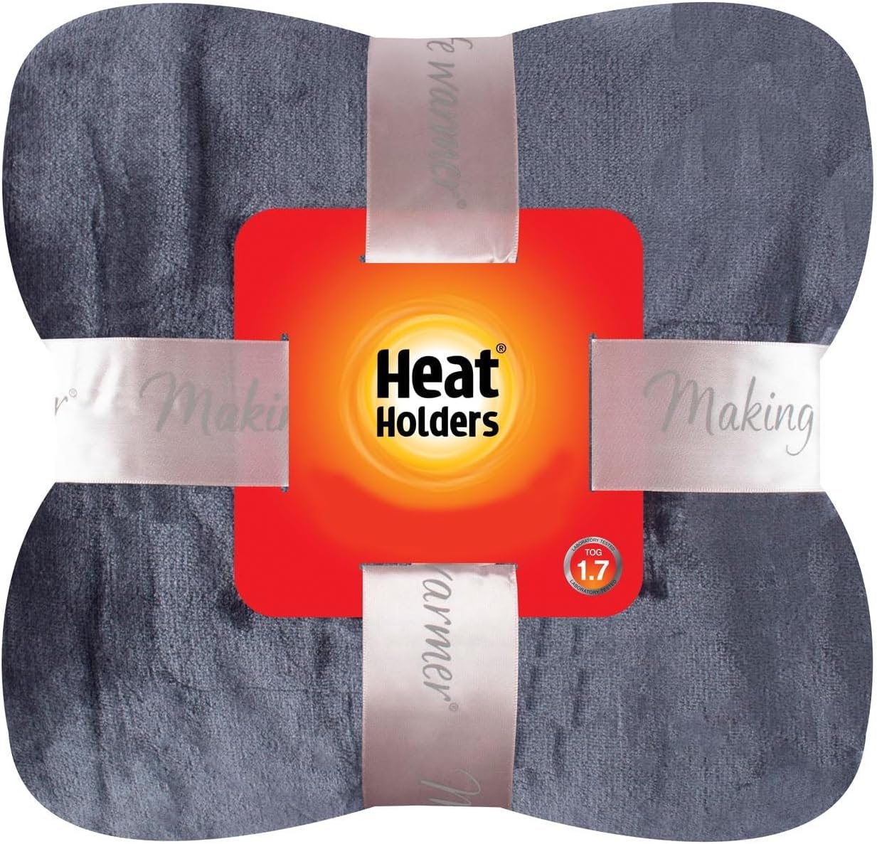 Heat Holders Personal-Sized Throw - Warm and Luxuriously Soft Fur-Like Fleece - Ideal for Bed, Sofa, Travel and Gifts | Moon Rock / 50x70 inches