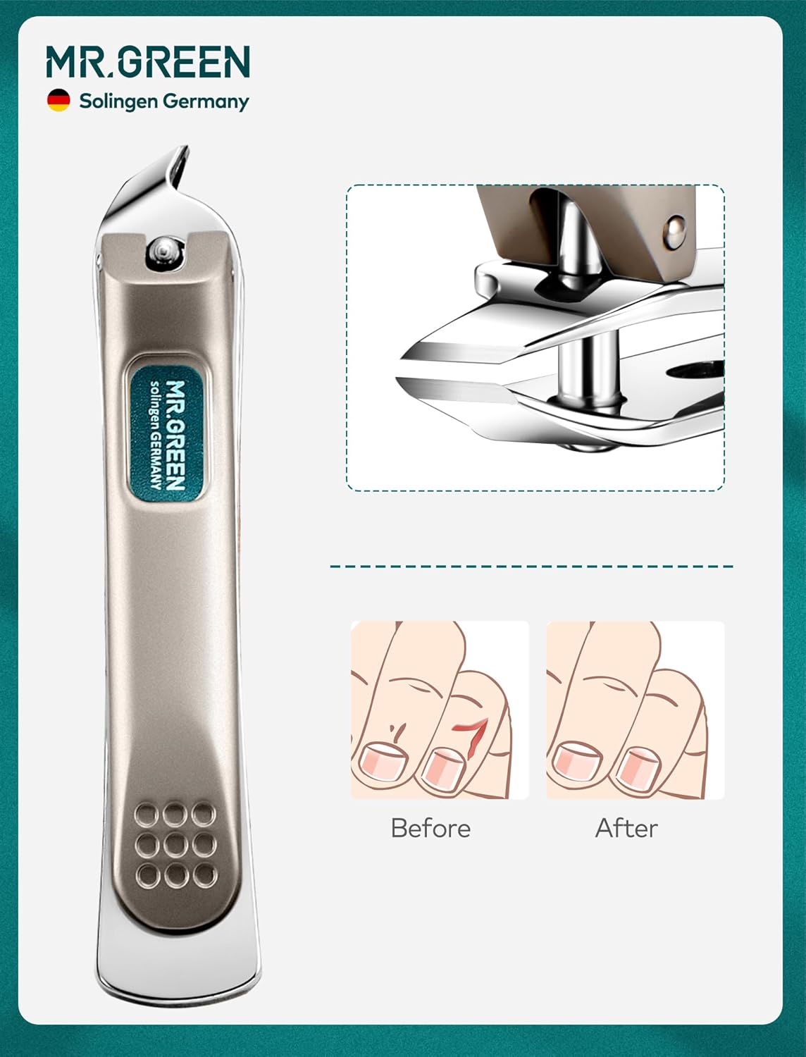 Manicure Set, Pedicure Sets, Nail Clipper Sets, Stainless Steel Professional Nail Cutter Kits with Travel Case (12 Count)