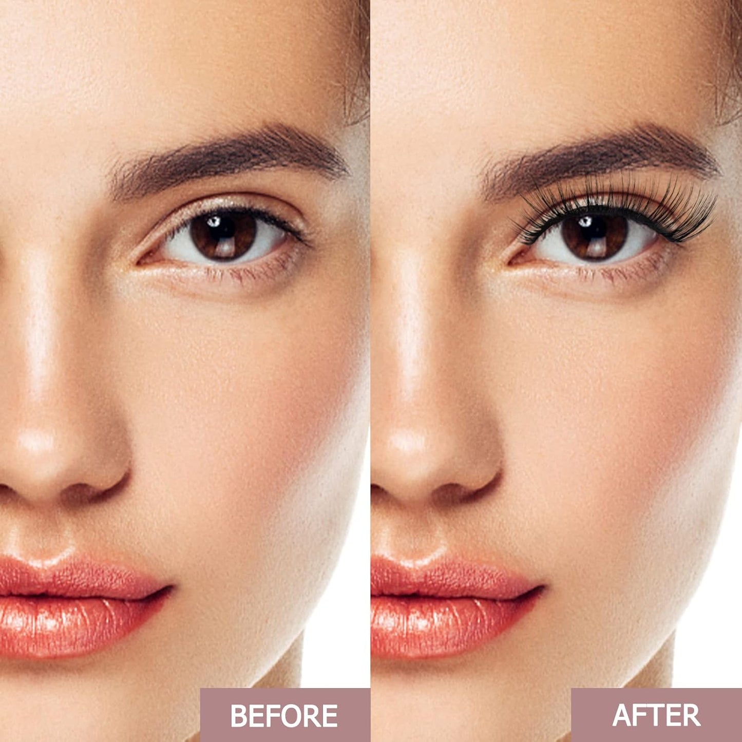 QUEWEL Cluster Lashes 72 Pcs Wide Stem Individual Lashes C/D Curl 8-16mm Length DIY Eyelash Extension False Eyelashes Soft for Personal Makeup Use at Home (natural03-D-MIX8-16)