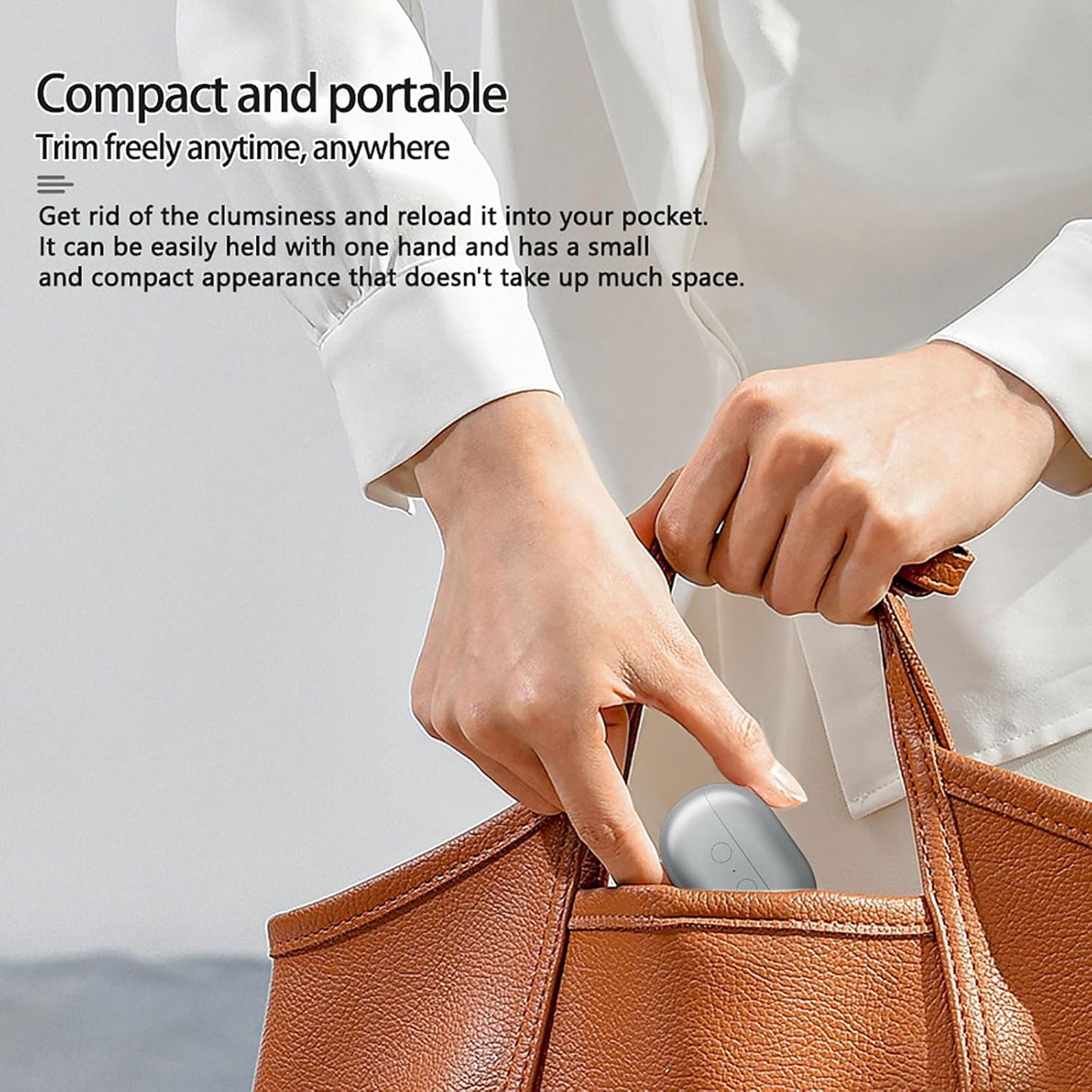 Imwing Easyclip, Vueeze/Yosody/Olygee/Glosrity Easy Clip, 2025 New Upgraded Easyclip Smart Nail Clippe with LED Light - Safe Toe & Fingernail Trimmer for Seniors, Adults, Kids, Baby (Gray)