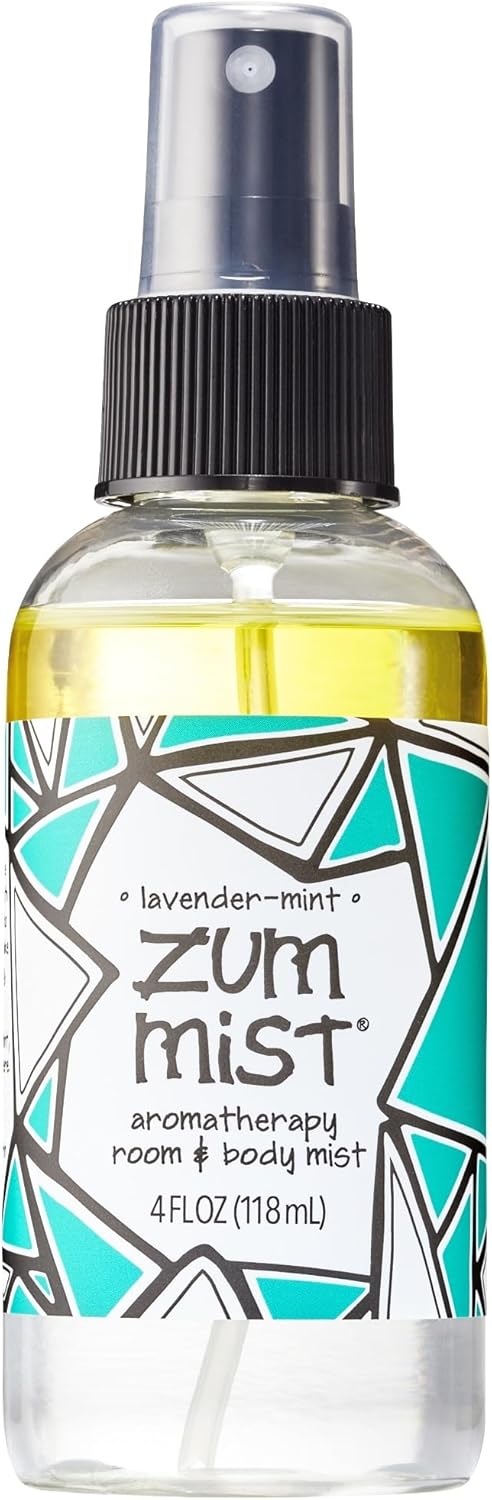 Indigo Wild Zum Mist Room & Body Spray - Aromatherapy Essential Oil Spray - Natural Body Mist & Room Spray - Lavender-Mint Scent - 4 fl oz