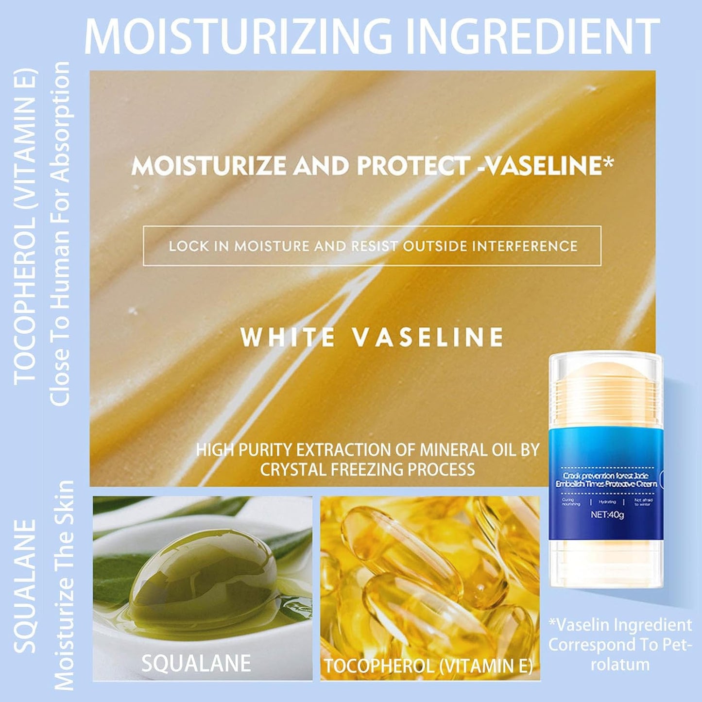 Crack Feet Prevention Stick 2PCS - Foot Care Cream Heel Balm for Dry Cracked Feet, Remove Dead Skin and Moisturize Dry Skin for Face, Knees, Elbows, Hands (2pcs, Orange + Banana)