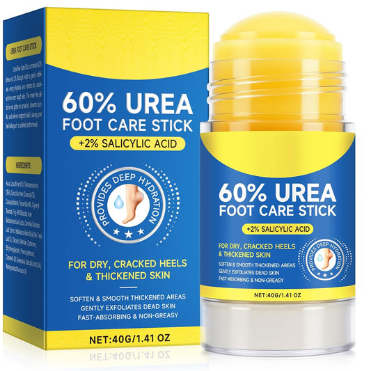 FANSHI Urea Cream 60% Urea Cream 60% Foot Care Stick Deeply Moisturising and Fast Absorbing Gentle Exfoliation for Dry, Cracked Heels & Thickened Skin