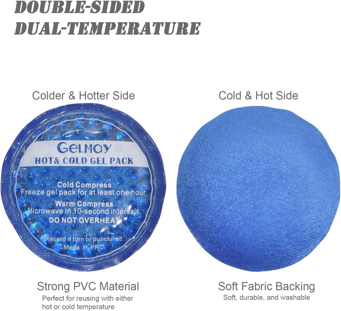 Ice Eye Patches for Puffy Eyes, Cooling Medical Eye Patch Pad Gel Pack Cover Eyepatch Cold Hot Therapy Eye Bags Dark Circles After Surgery Adult Kid (2PCS)