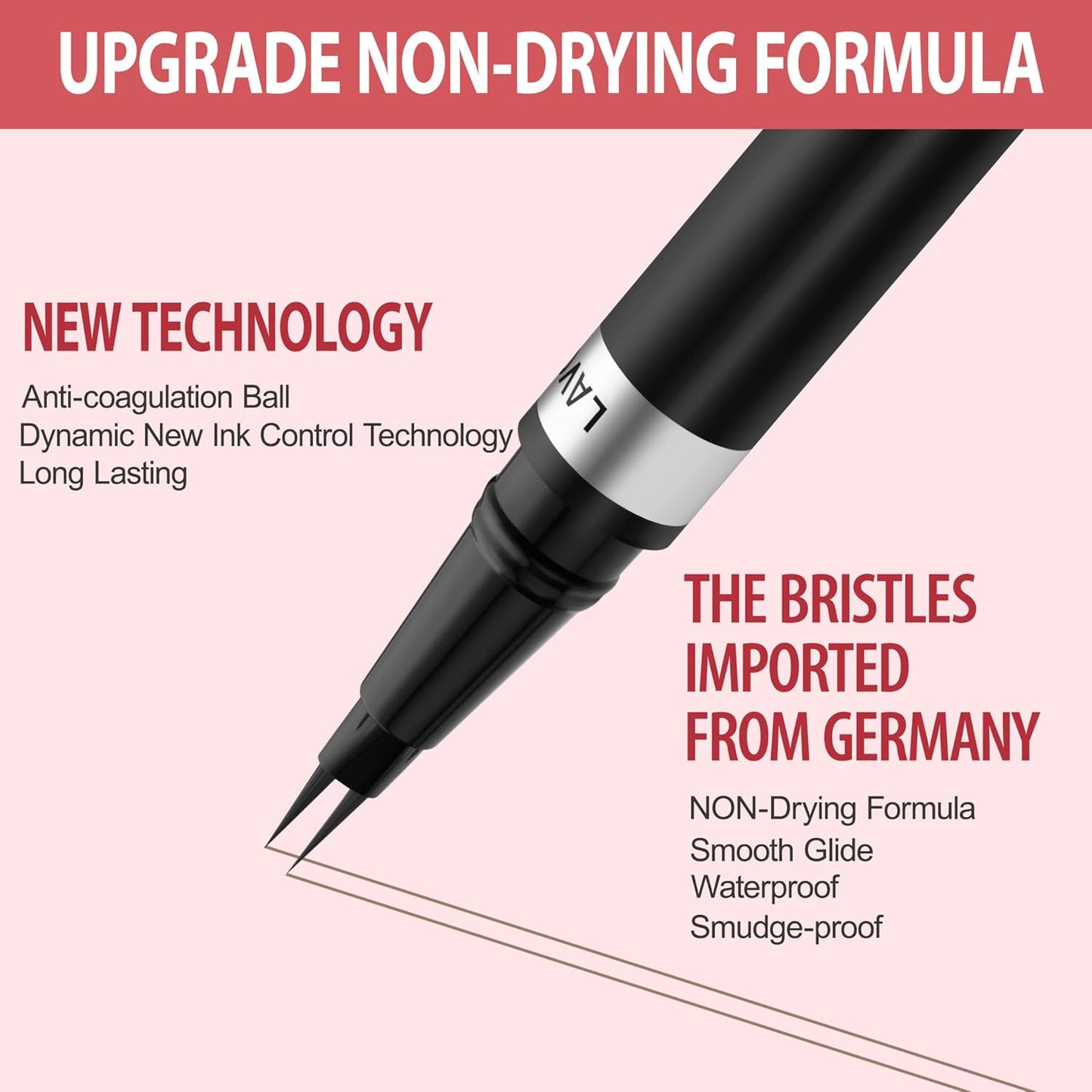 Eyebrow Pencil, 2-in-1 Waterproof Eyebrow Pen, with 2 Tip Microblading Eyebrow Pencil and Ultra-Precise Brow Pencil, with Eyebrow Brush, Eyebrow Pencils for Women, Natural Hair-Like Brows - Blonde