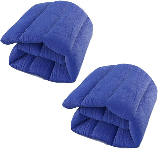 Weighted Heating Pad Microwavable Natural Moist Heat Therapy with Washable Cover; for Back, Neck. Shoulders, Nerve, Cramps, Lower Lumbar Pain Relief Extra Large, 2 Pack, 22x13” Each