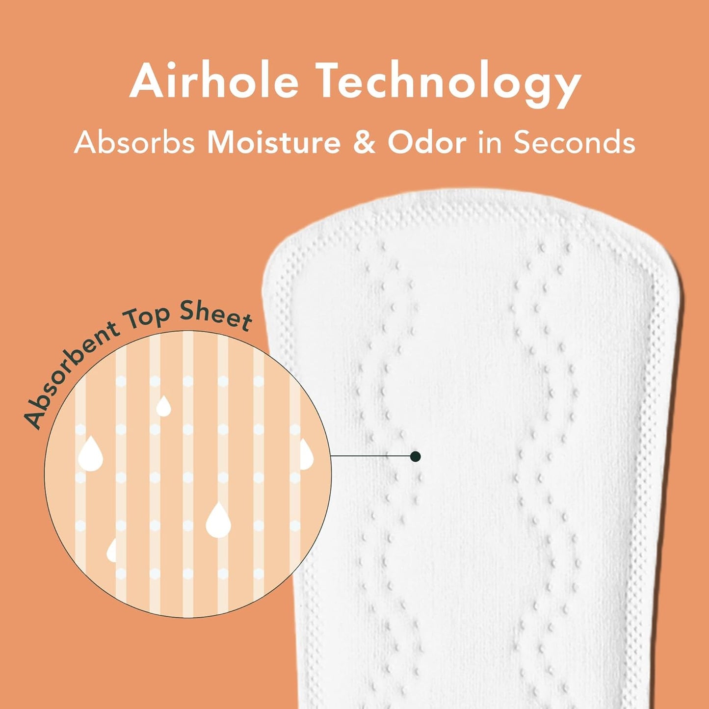 Rael Panty Liners for Women, Organic Cotton Cover - Extra Long Pantiliners, Light Absorbency, Unscented, Chlorine Free (Extra Long, 60 Count)