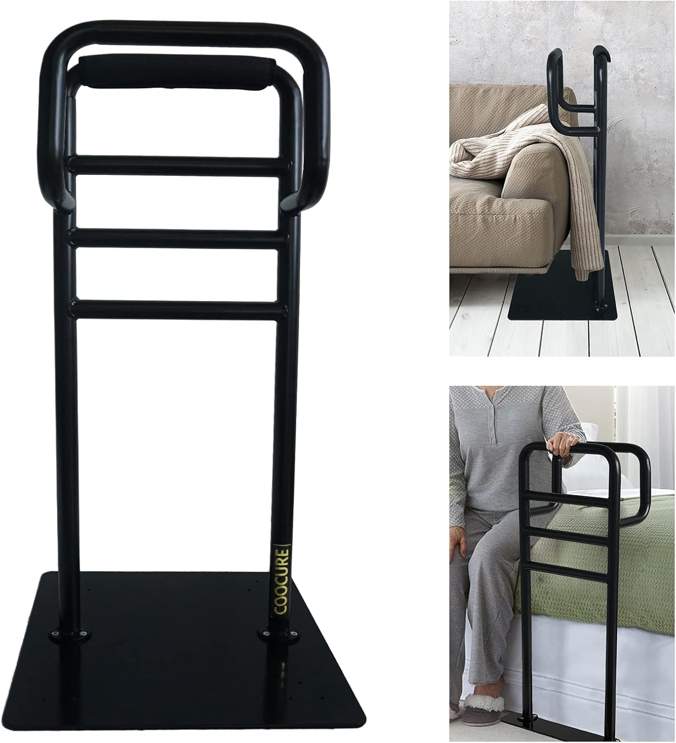 Couch Stand Assist for elderls, Sofa & Chair Stand Assist Rail, Heavy Duty Bed Assist Rail with Non-Slip Covers. Suitable for Seniors and Other Relied On Persons.