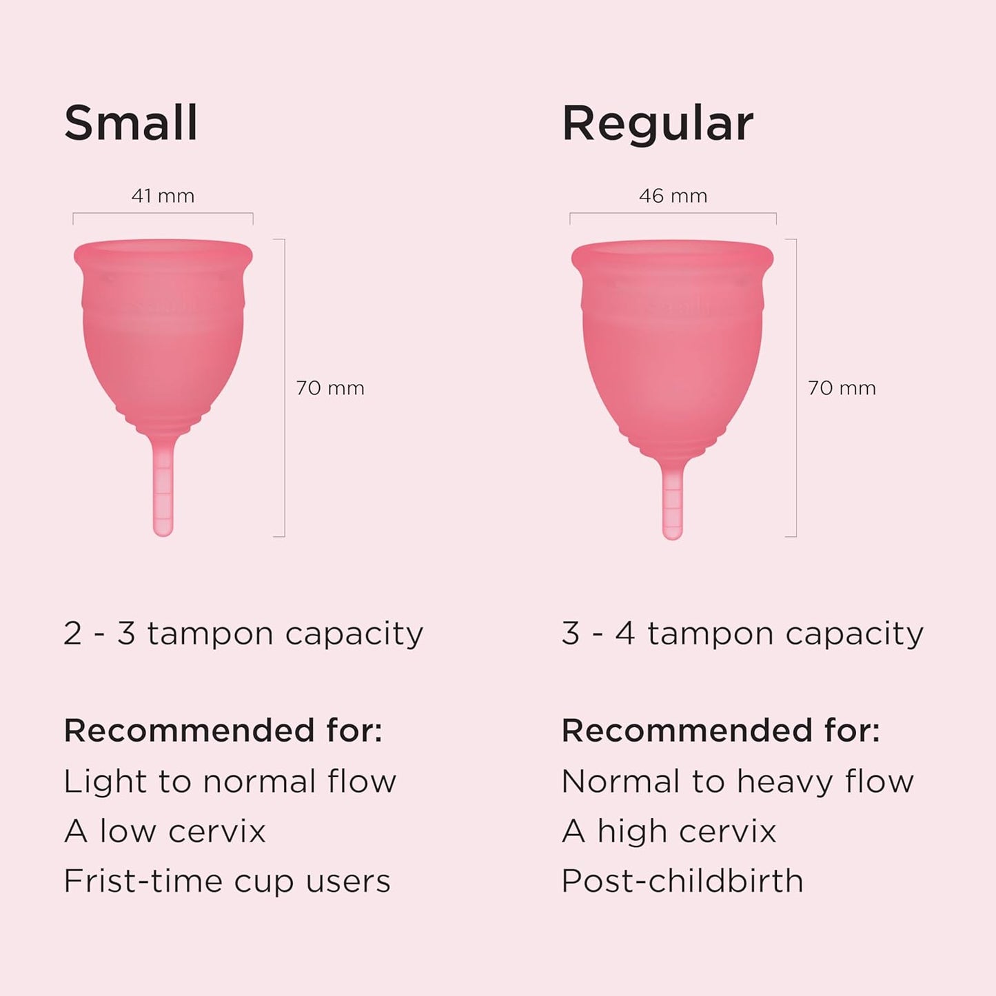Saalt Menstrual Cup - Premium Design - Most Comfortable Period Cup - #1 Active Cup - Wear for 12 Hours - Soft, Flexible, Reusable Medical-Grade Silicone - Made in USA