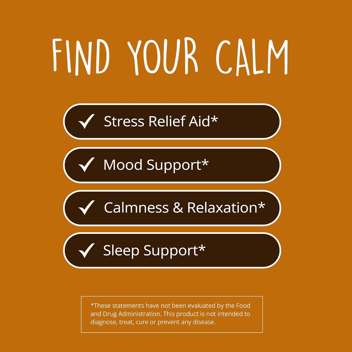 Happy Healthy Hippie Be Grounded Stress Relief Supplement – Lavender Pills | Promotes Calmness & Relaxation | Quick Acting | Magnesium Glycinate 100mg, L Theanine, Lemon Balm Leaf, | Herbal, 60 Ct