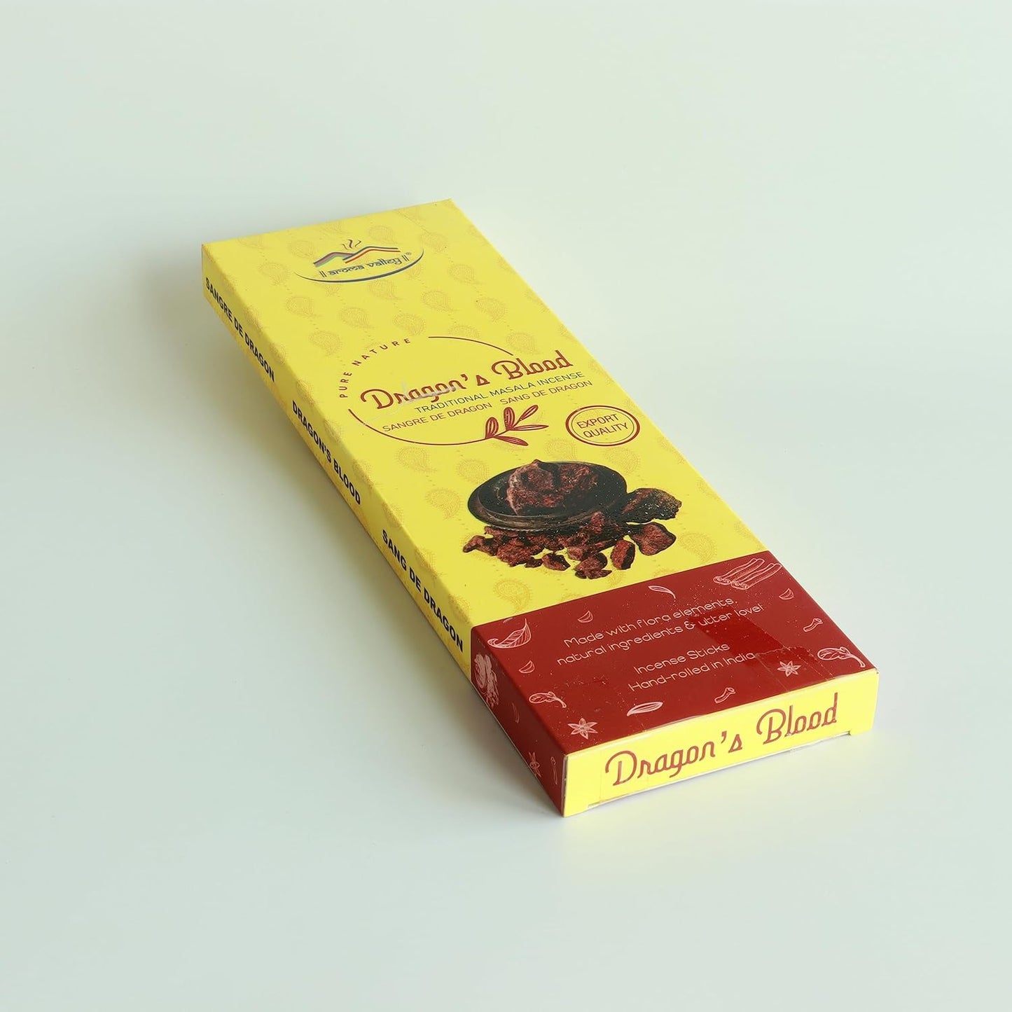 Dragon's Blood Incense Sticks - Traditional Handcrafted Masala Incense - 40 to 50 Sticks Approx.
