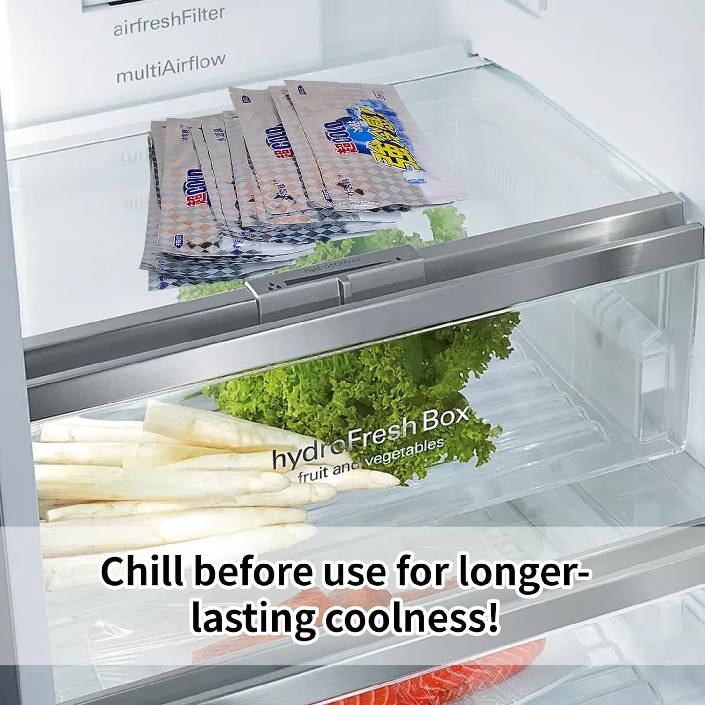 Instant Cooling Ice Packs for Outdoor Activities Summer Heat Relief - Large Disposable Cooling Patches for Neck Body, Camping Hiking Sports, Instant Temperature Drop 50 Pack