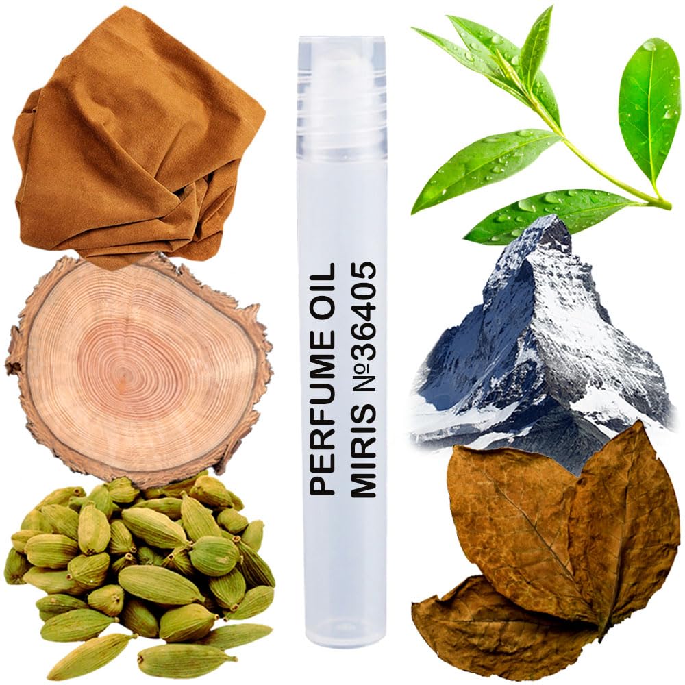 MIRIS Perfume Oil No. 36405, Inspired by Montabaco, Long-Lasting Unisex Roll-On For Women and Men, Rollerball 0.34 Fl Oz / 10 ml