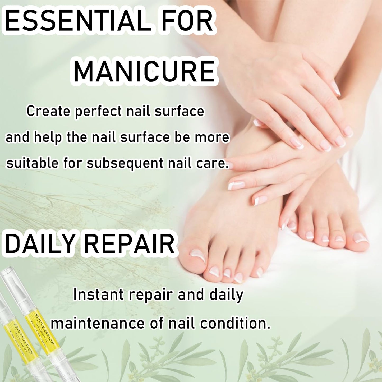 Rejuvenation Nail Growth Oil, Nail Oil For Growth And Strength Rejuvenation (2pc)