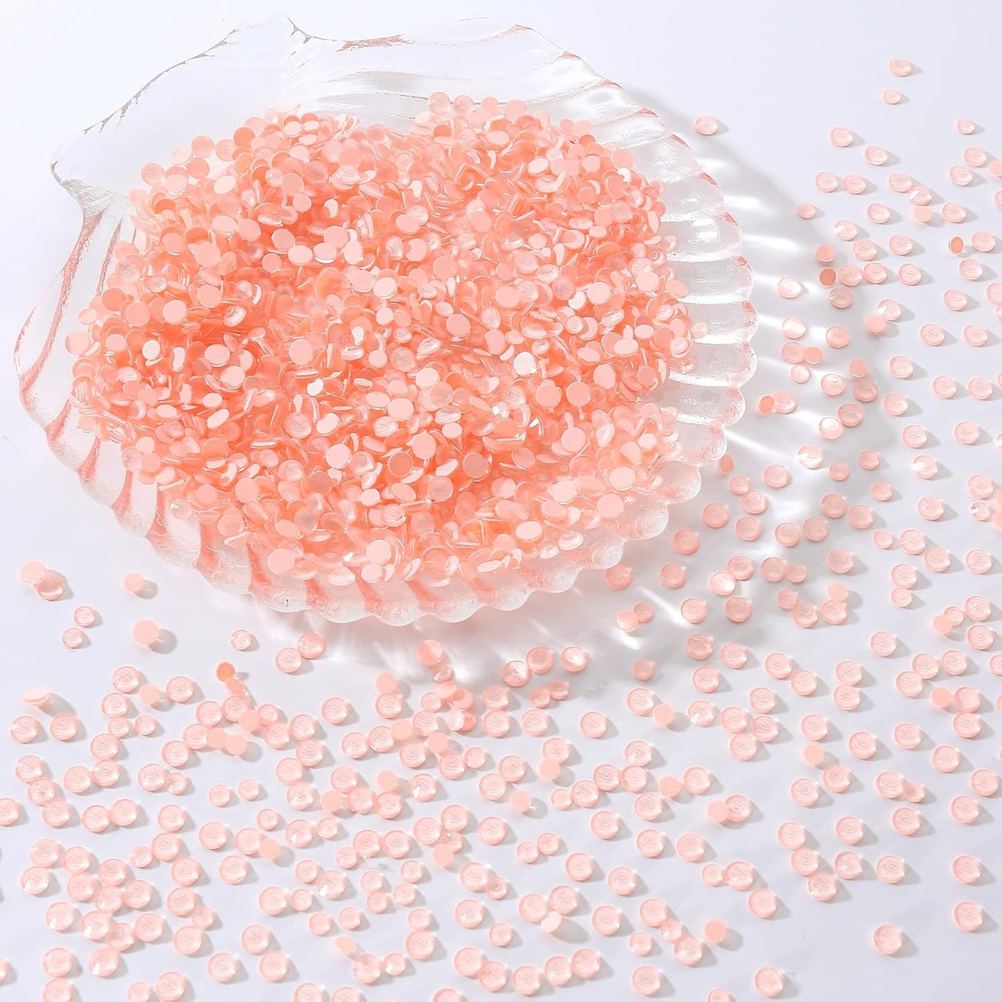 Mocha Lt.red Flatback Rhinestones, Glass Rhinestones for Nail Art and Craft, Glue Fix, Loose Crystal Gemstones(Mocha Lt.red, SS12, 1440pcs, 2.9-3.0mm)