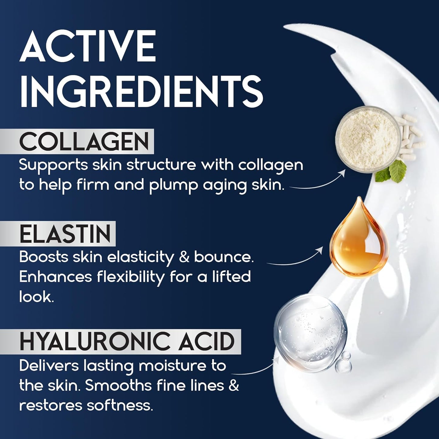 Neck Creams for Tightening and Firming Sagging Skin - Skin Tightening Cream for Face - Decollete & Chest, Under Chin Firming for Older Women - Neck Wrinkles Treatment with Collagen & Hyaluronic Acid