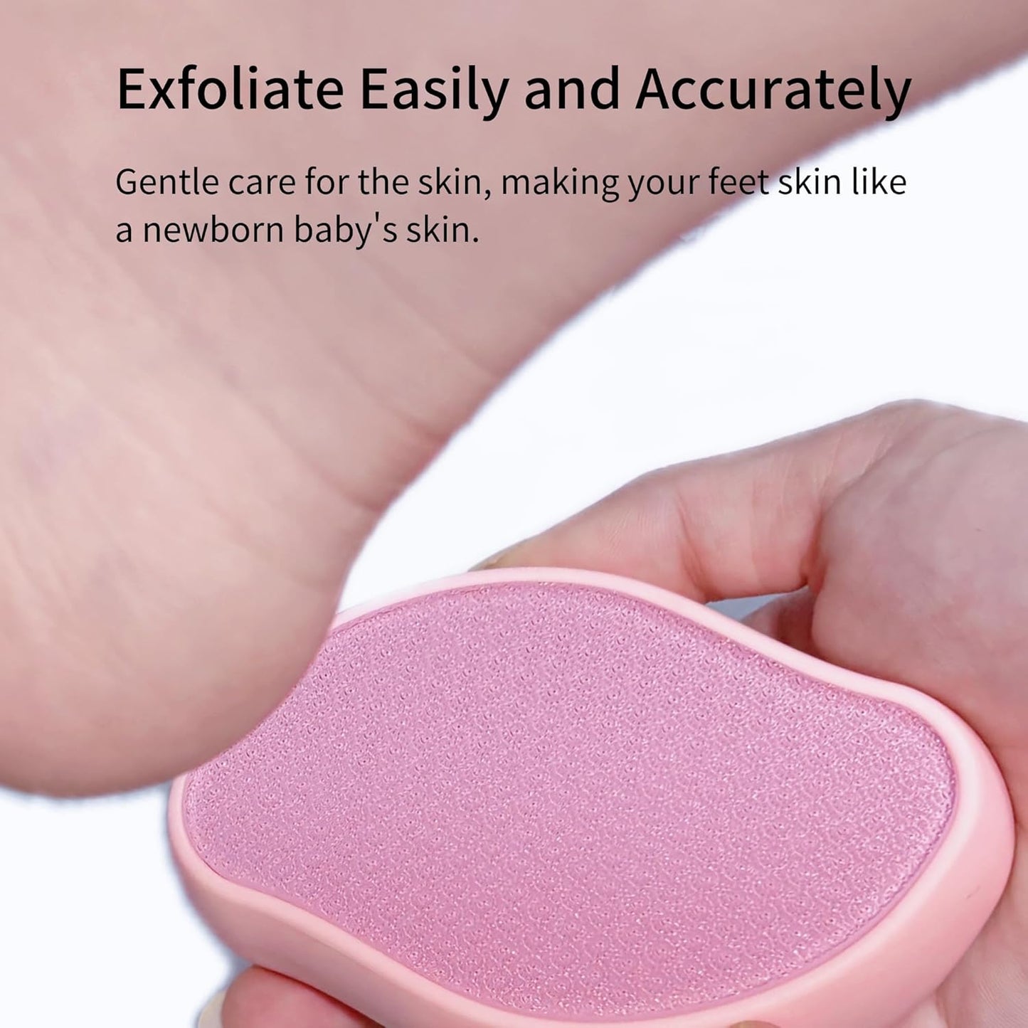 Nano Glass Foot File, Pedicure Tool and exfoliator, Glass Surface, Comfortable Hand and Foot Grinding Scraper for Wet and Dry feet, Removal Hard or Dead Skin, Suitable for Women or Men