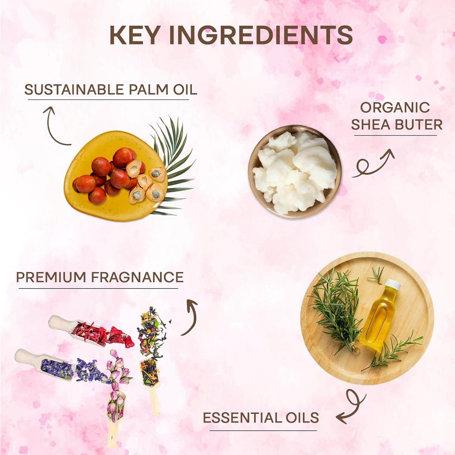 Wavertree & London Flower Dance Trio Natural Soap Bars 7 OZ, Pack of 3 – Fancy Australian Bar Soap Gift set for Women & Men, French Triple-Milled Luxury Bath Soap Bars Enriched with Shea Butter