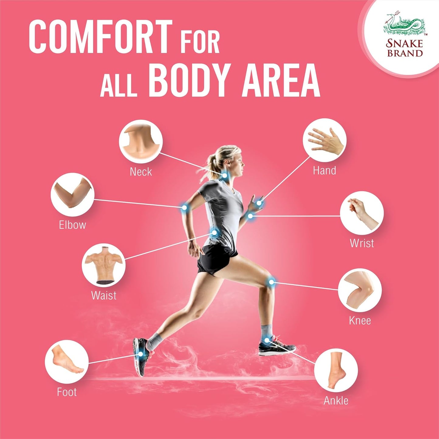 Snake Brand Prickly Heat Cooling Powder for Everyday Use - Anti-Chafing, Heat Rash Relief, Soft Sakura Scent (9.9 Oz / 280g)