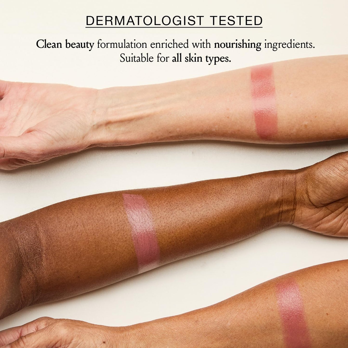 Boomstick Rose Nude ® All-in-One Cream Blush for Cheeks, Eyes & Lips, Long-Wearing, Blendable Makeup Blush Stick for Mature Skin, Cruelty-Free Lip Cheek Tint with Skincare Benefits