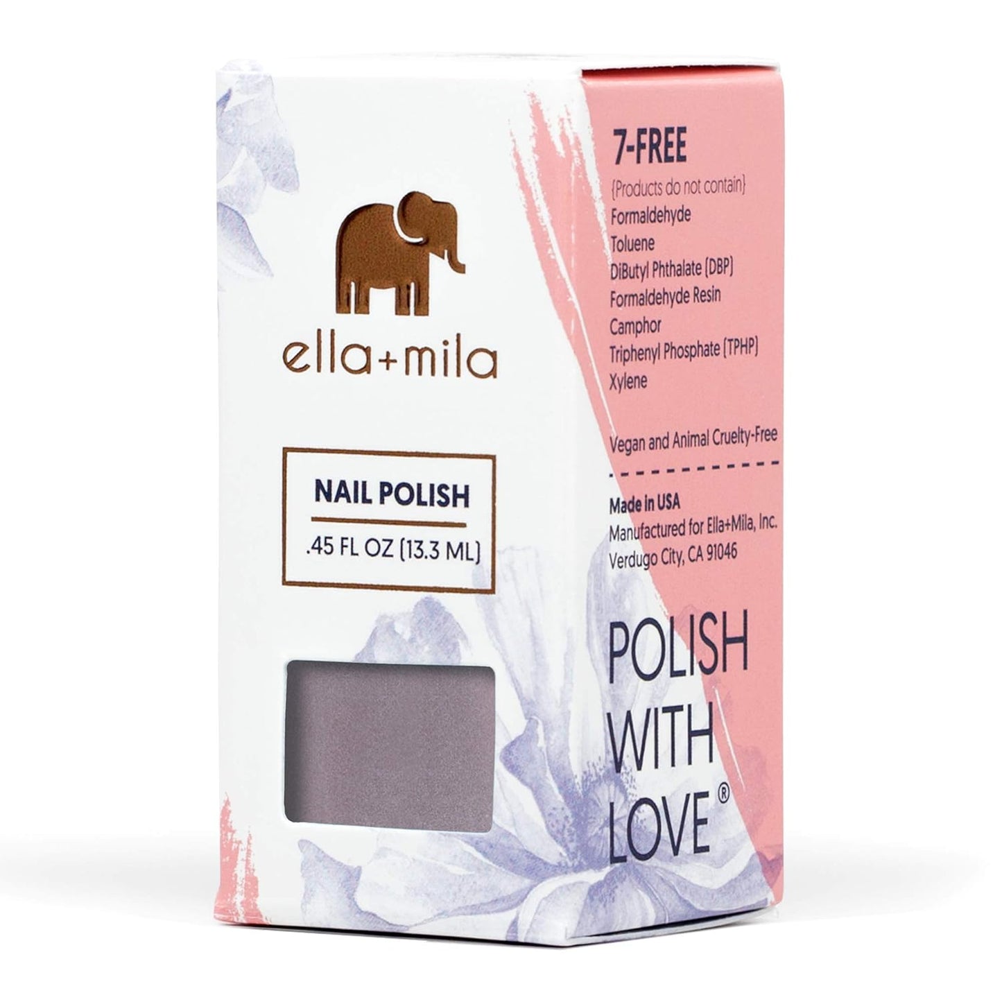 ella mila Dream Collection - Entice Me - Professional - Quick Dry - Long-Lasting & Chip-Resistant Nail Polish