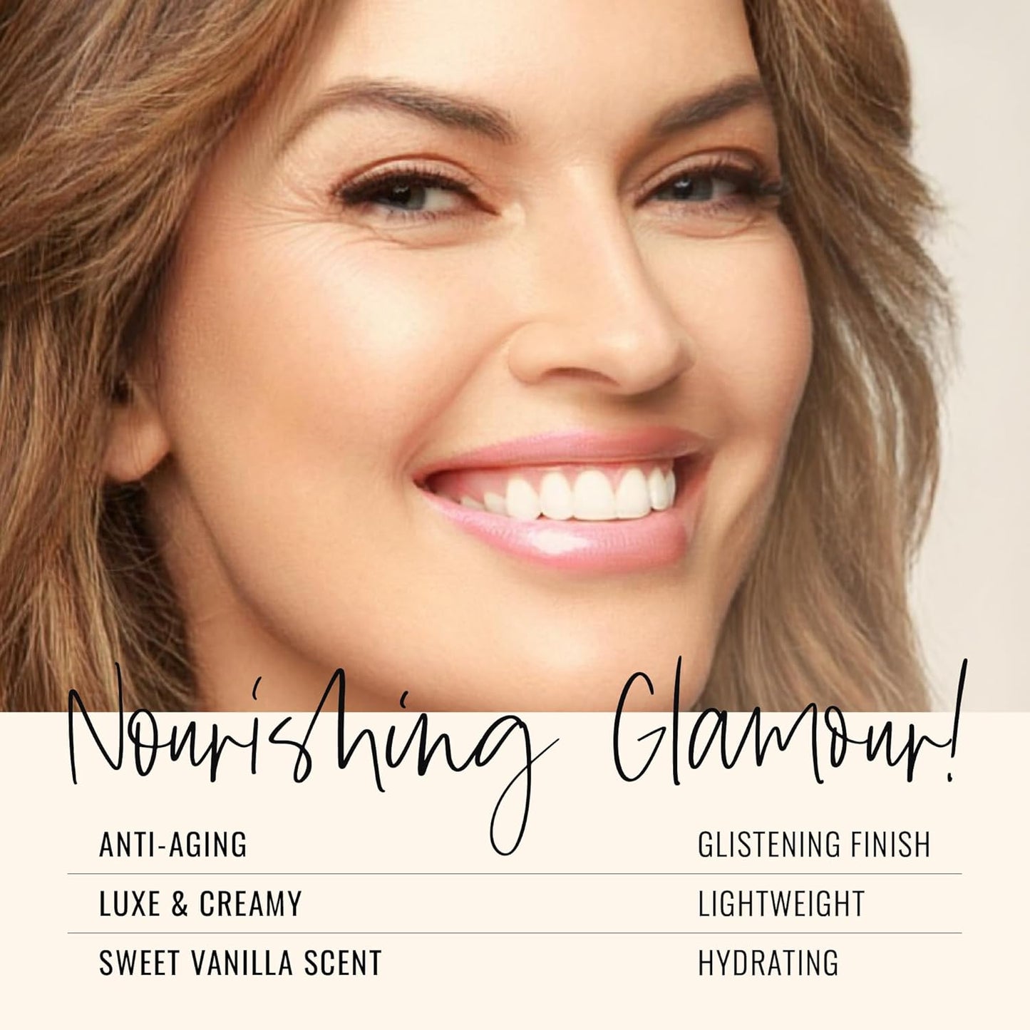 Runway Rogue LuxGloss Lip Gloss, High-Pigment Shimmery Rose-Gold Lip Gloss, ‘Fashion Week’