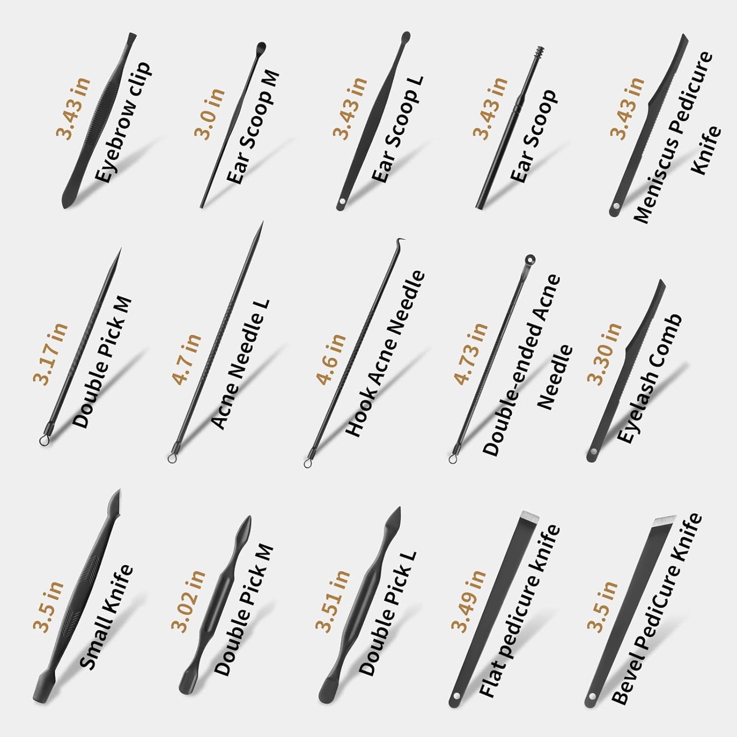 Manicure Set Professional Nail Clipper Kit-26 Pieces Stainless Steel Manicure Kit,Nail Care Tools with Luxurious Travel Case