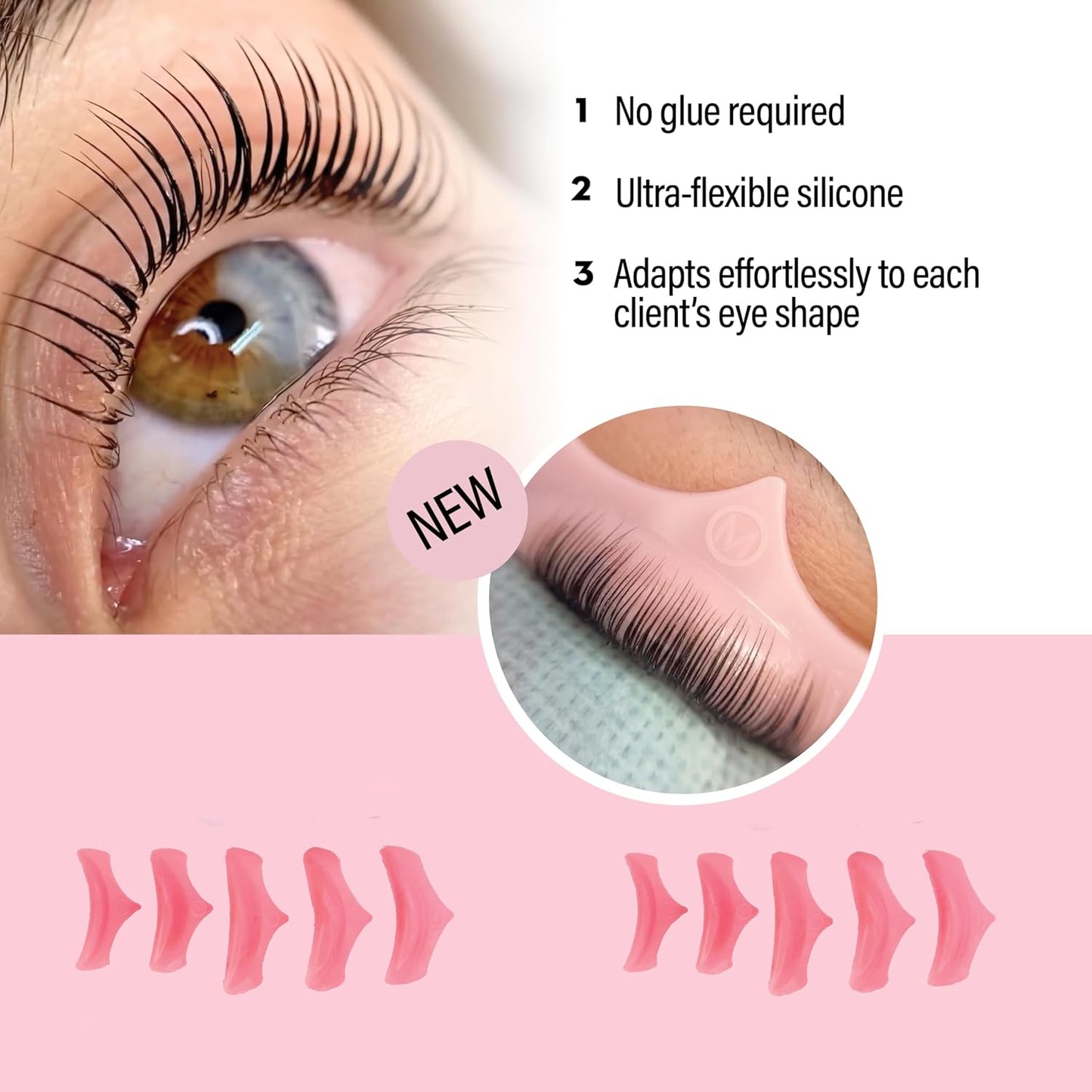 Essential Lash Lift & Brow Lamination Professional Kit – Instant Lift for Lashes & Brows – Vegan, Long-Lasting, Lash and Brow Lift Kit with Sachets, Tools (Multicolor-3)