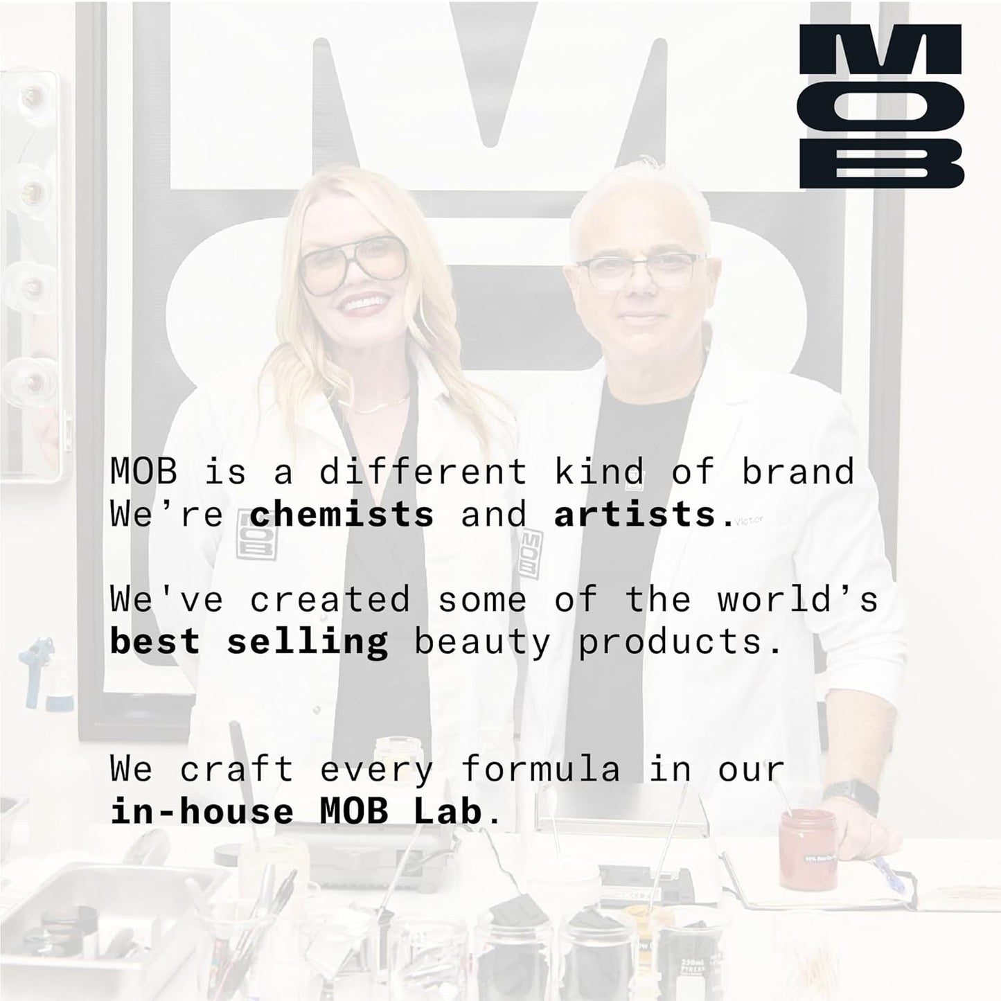 MOB Beauty Cream Clay Eyeshadow M111 – Lavender Stone | Skincare-Infused, Vegan, Blendable Cream-to-Velvet Finish, Buildable Pigment, Clean Eyeshadow in Sustainable, Biodegradable Compact