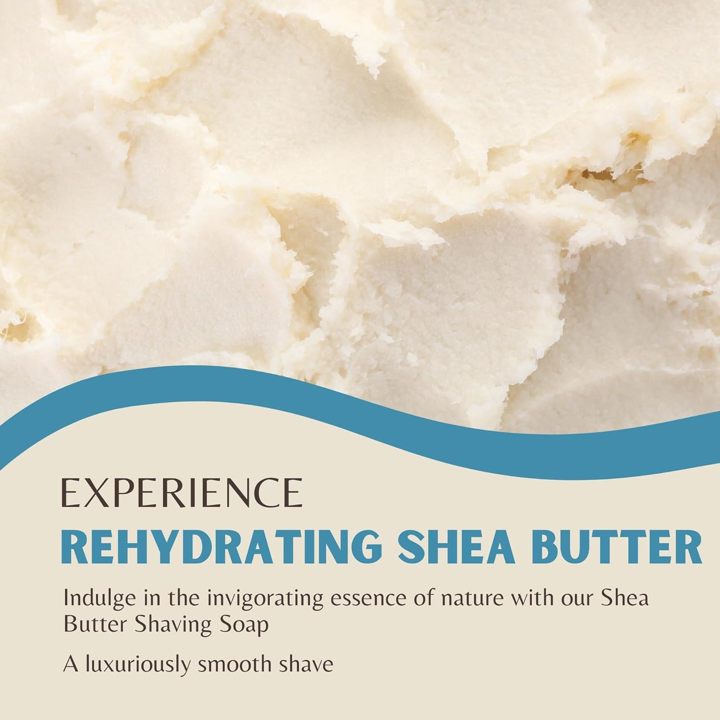 Women's Unscented Shea Butter All Natural Shaving Soap – Ideal for Sensitive Skin, Long Lasting, and Perfect for Shaving Legs – Moisturizes and Rehydrates Skin