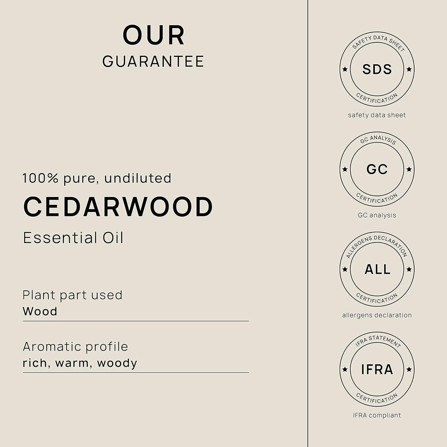 VINEVIDA Cedarwood Himalayan Essential Oil - Gallon Cedarwood Oil Undiluted - Bulk Gallon Essential Oil for Soap Making Safe for Skin - DIY Candle Scents for Candlemaking Scents - 8 lbs Cedarwood Oil