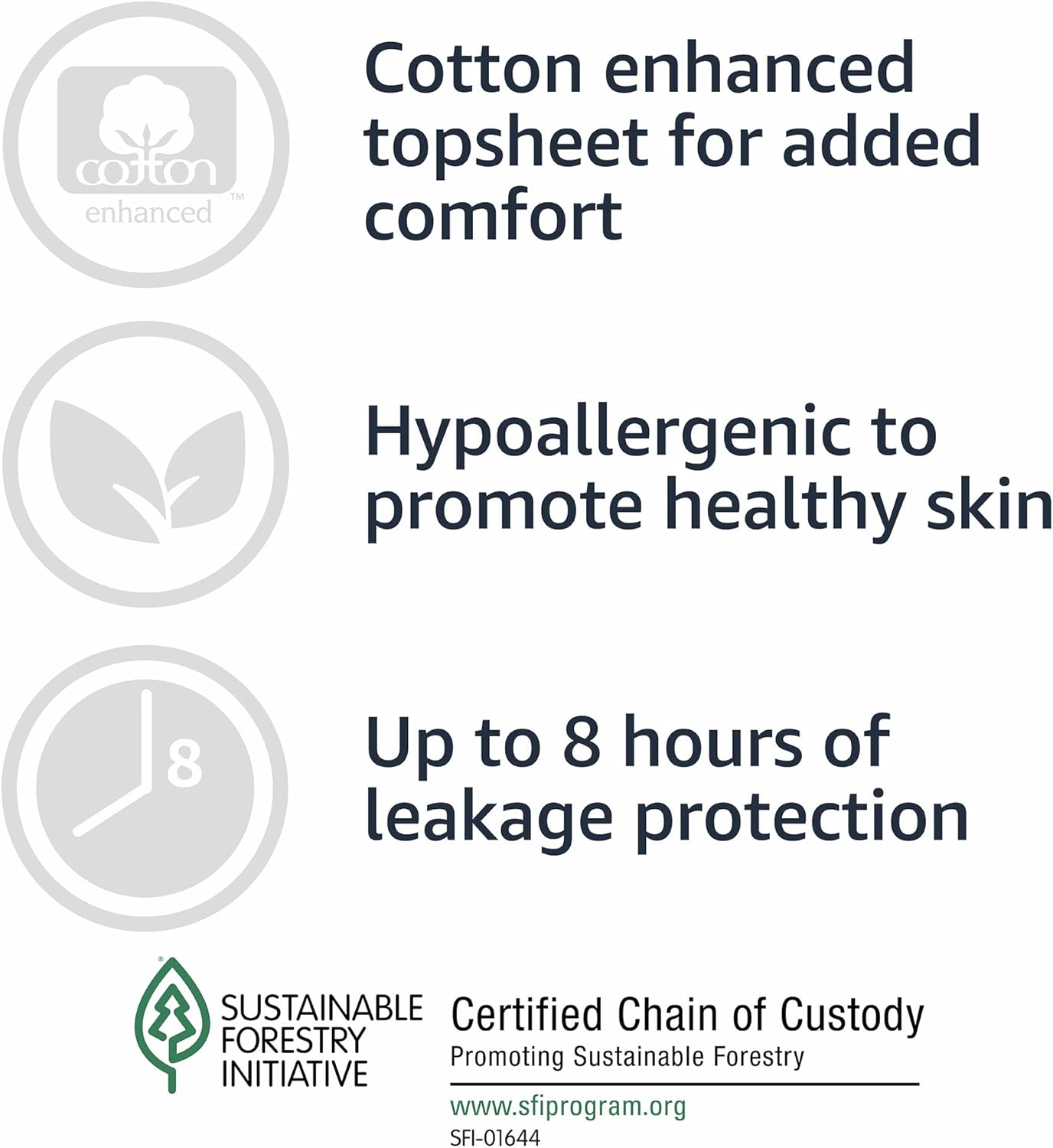 Amazon Basics Incontinence Underwear for Women, Protective, Disposable, Postpartum, Maximum Absorbency, XX-Large, Lavender, 14 Count