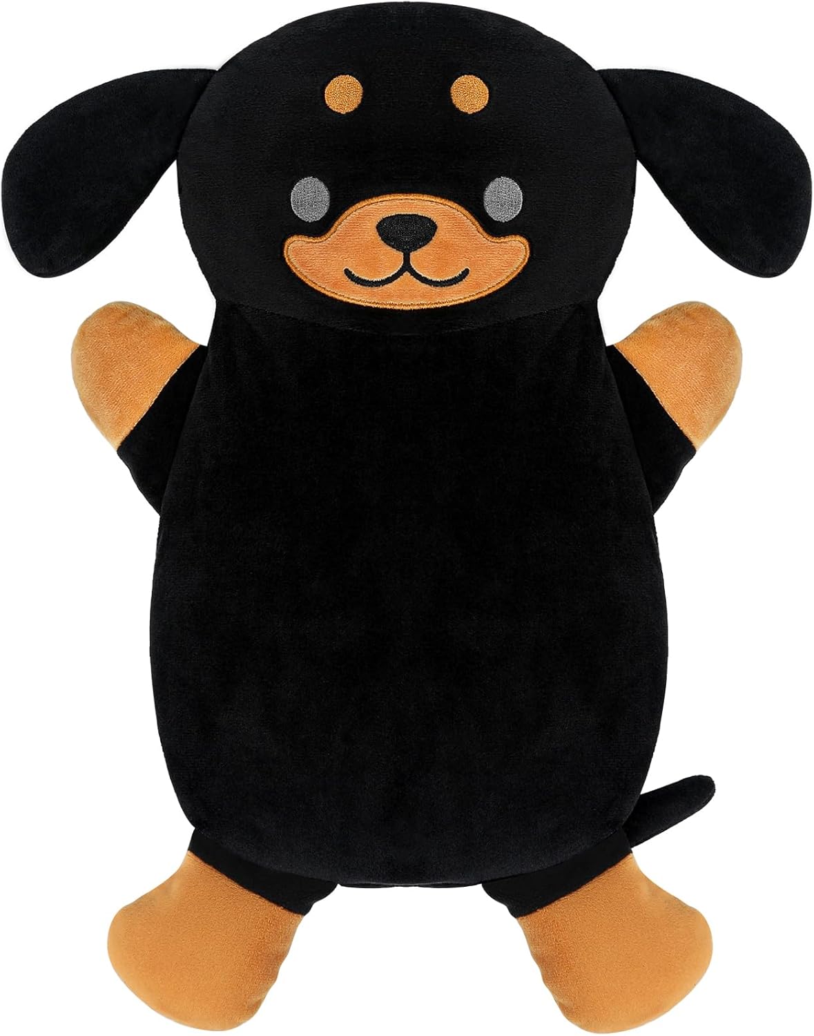 Microwave Heating Pad for Pain Relief, 16" x 11" Microwavable Heating Pads for Cramps, Back Pain, Neck Shoulder, Muscles, Knee, Joints, Natural Heat Pack Moist Heat, Rottweiler