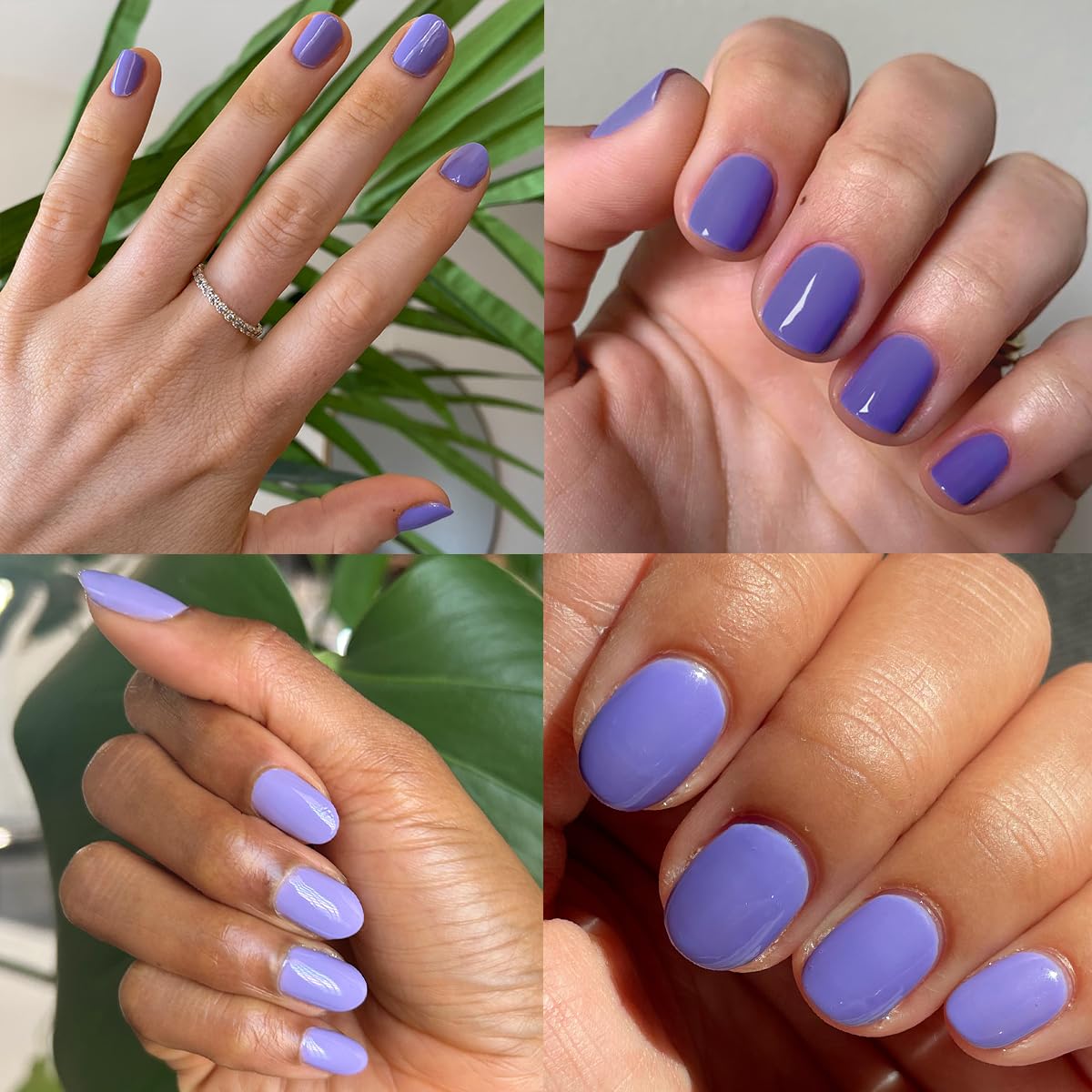 Olive & June Long Lasting Nail Polish | Gel-Like Finish No Lamp Needed | Lasts up to 10 days | Salon-Quality Color at Home |15-Free Vegan Cruelty-Free Chip-Resistant Shine |Bold & Unshaken Bold Purple