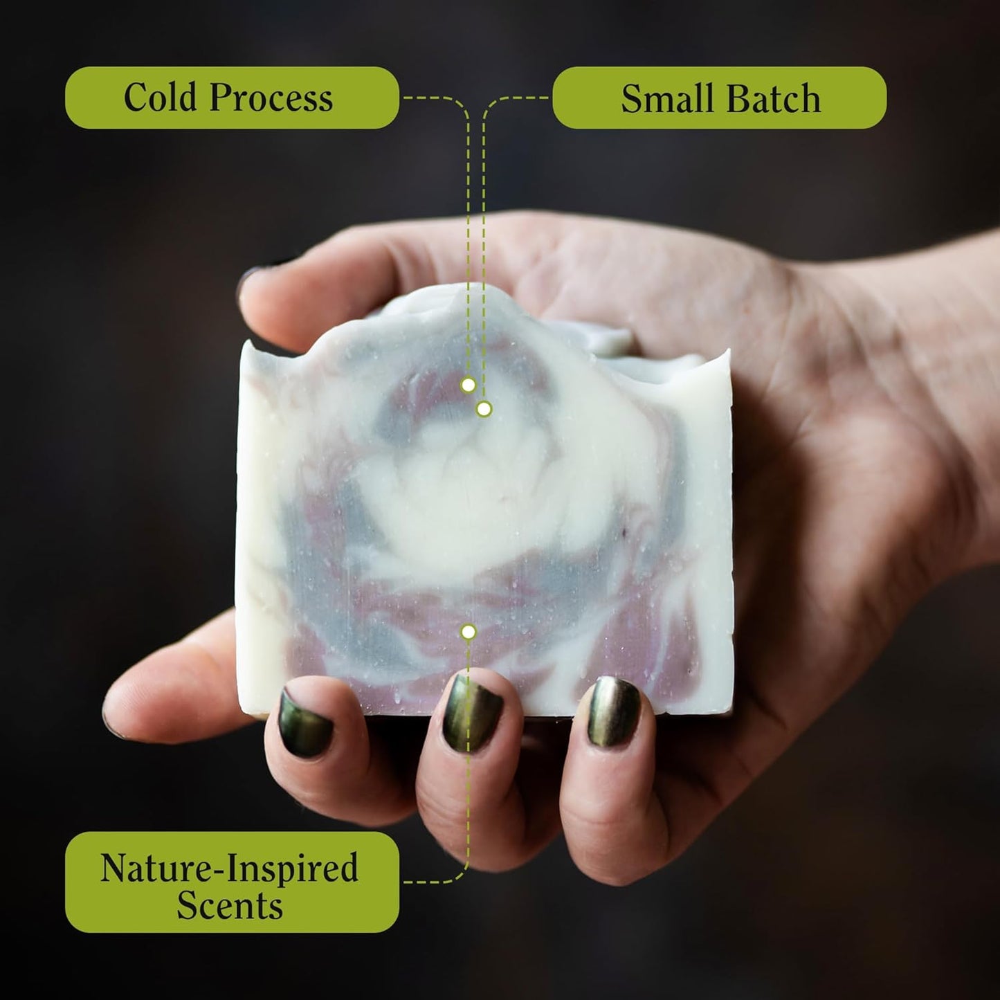 CompassSoap The Voyage | Natural Bar Soap for Men & Women | Body & Face Soap Bar for Women and Men | Minimalist & Gentle Lather | Natural Bath Soap, Paraben & Phthalate Free | 5 oz, Pack of 2